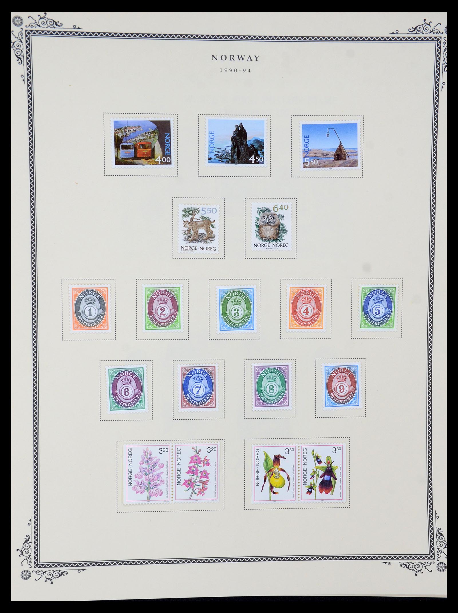 36293 048 - Postzegelverzameling 36293 Noorwegen 1877-2007.