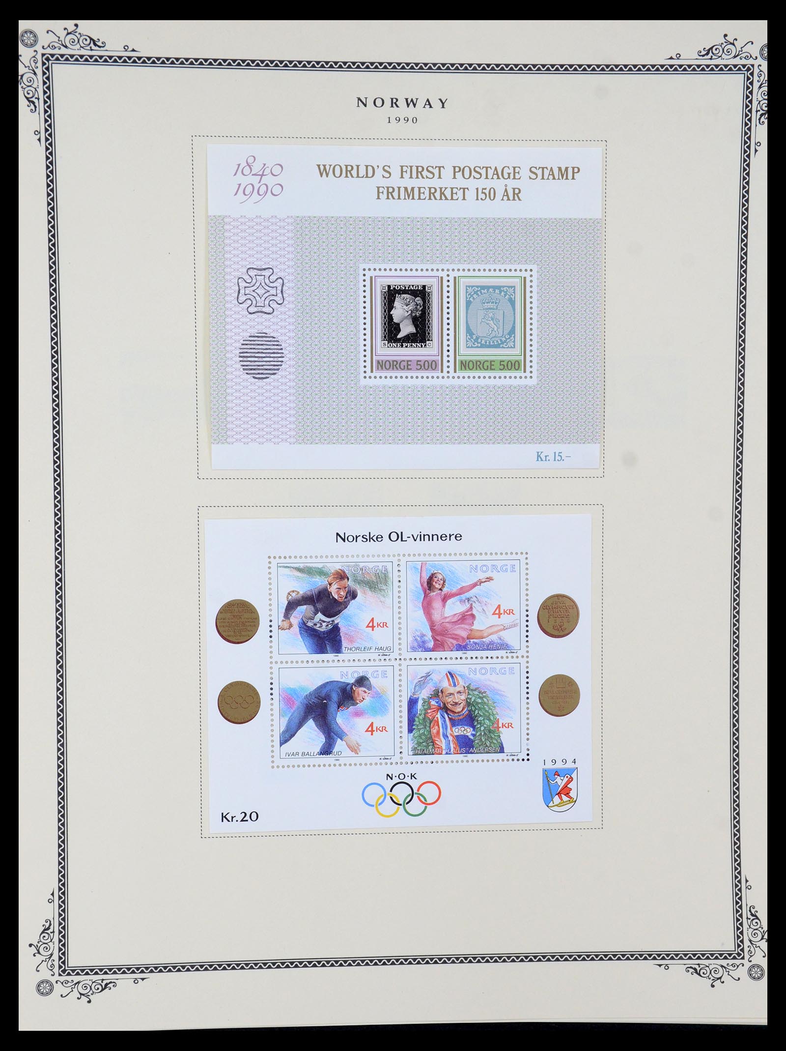 36293 049 - Postzegelverzameling 36293 Noorwegen 1877-2007.