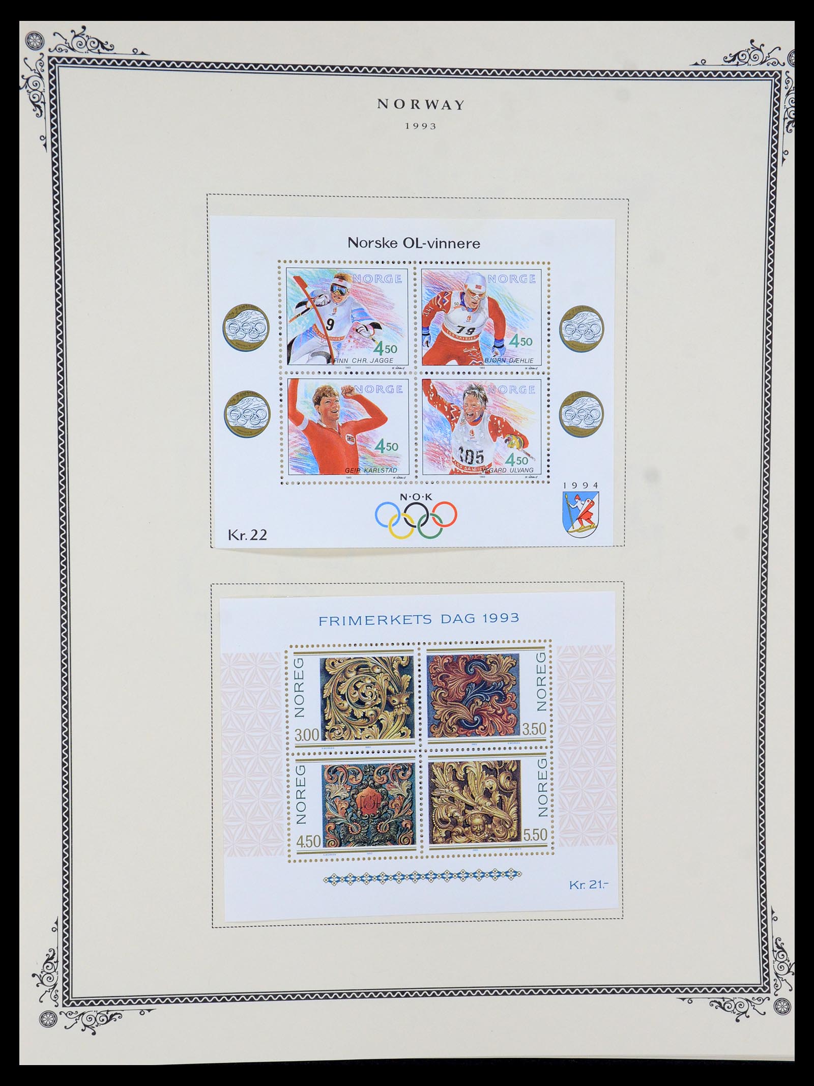 36293 056 - Postzegelverzameling 36293 Noorwegen 1877-2007.