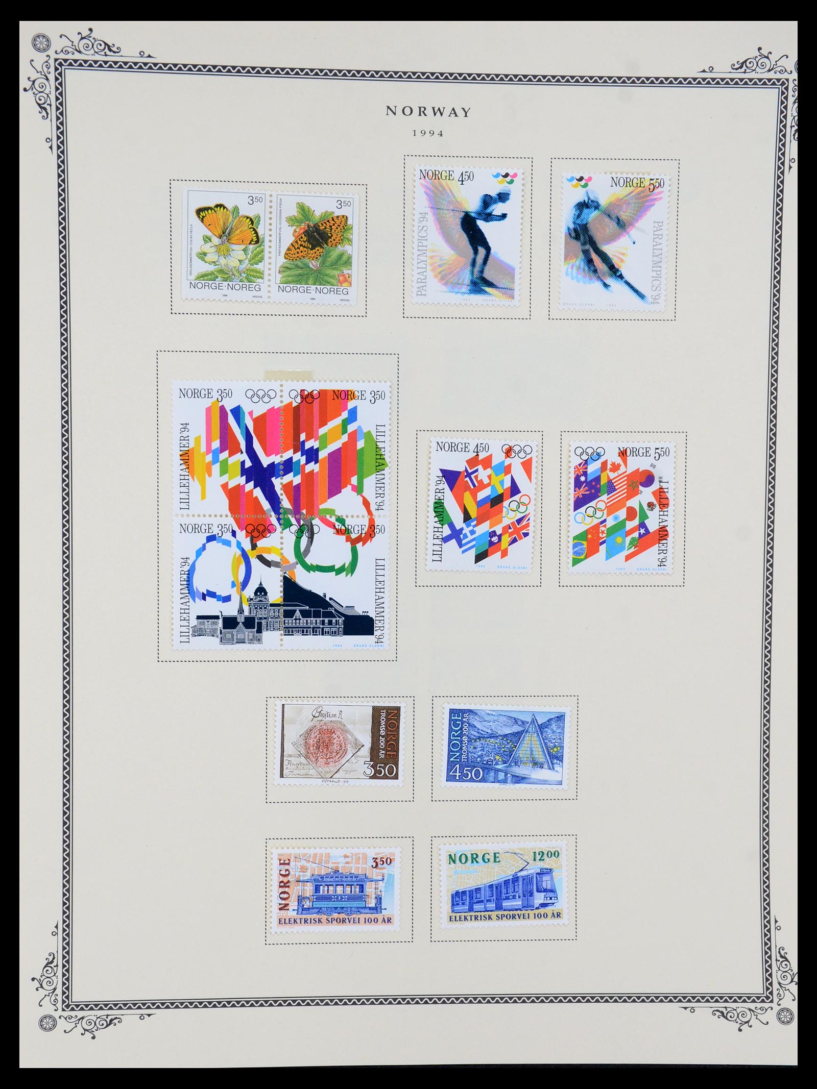36293 057 - Postzegelverzameling 36293 Noorwegen 1877-2007.