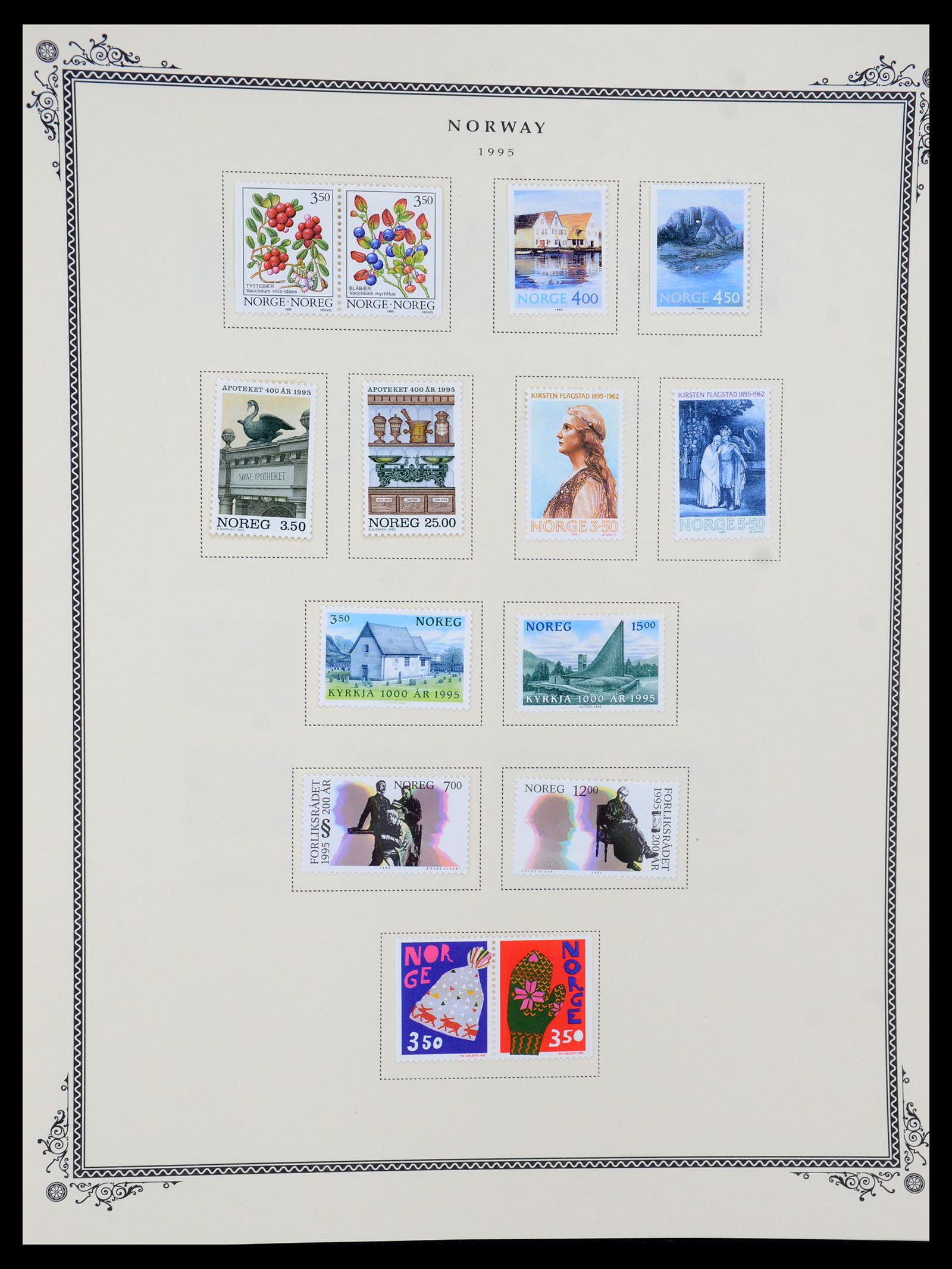 36293 059 - Postzegelverzameling 36293 Noorwegen 1877-2007.