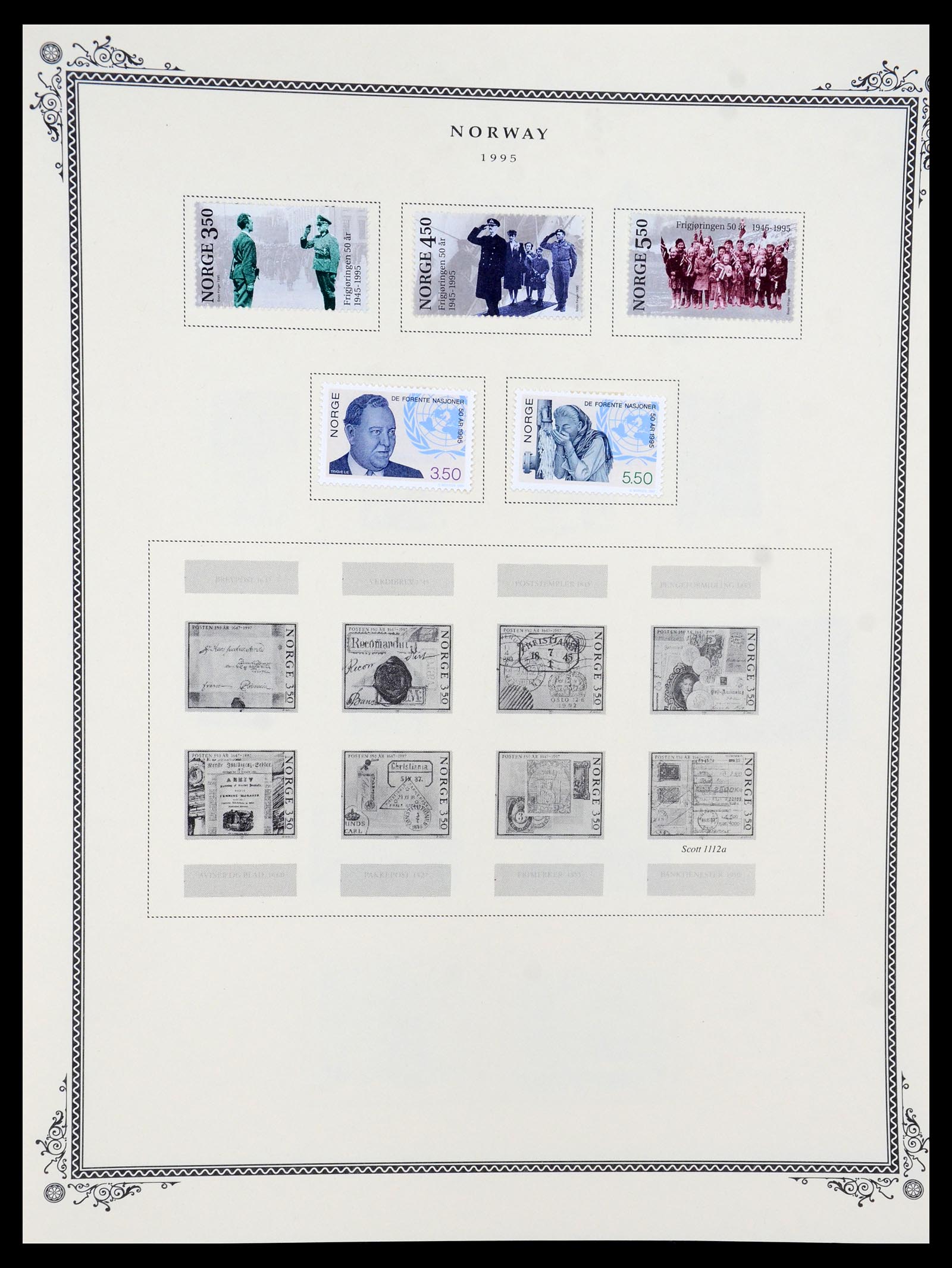 36293 060 - Postzegelverzameling 36293 Noorwegen 1877-2007.