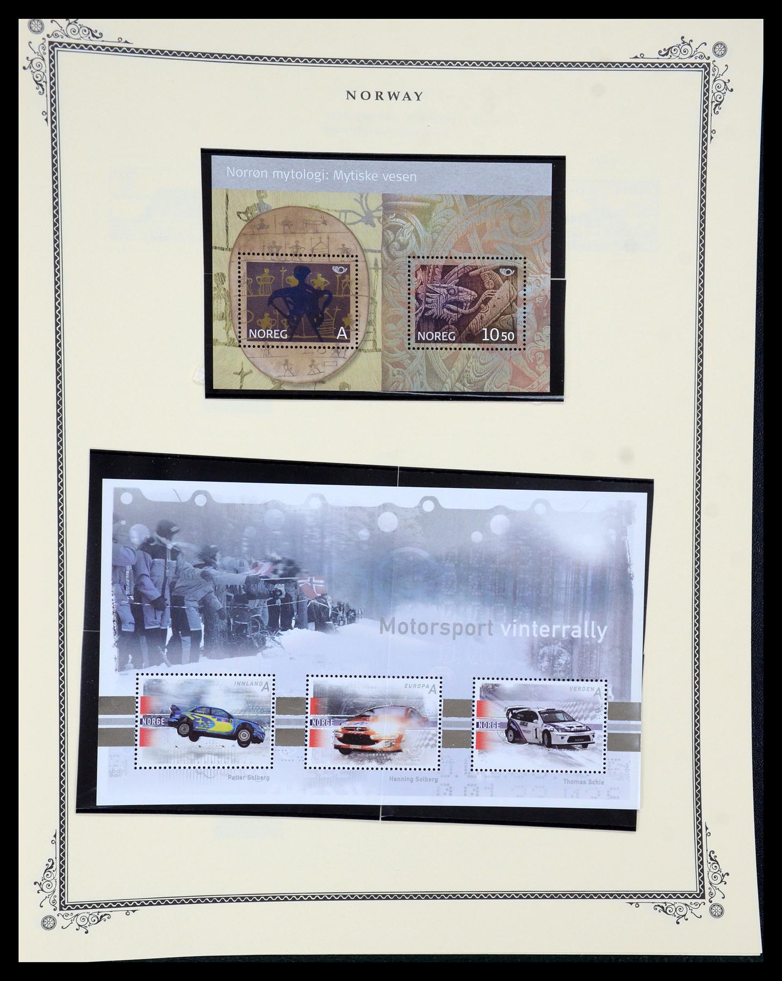 36293 102 - Postzegelverzameling 36293 Noorwegen 1877-2007.