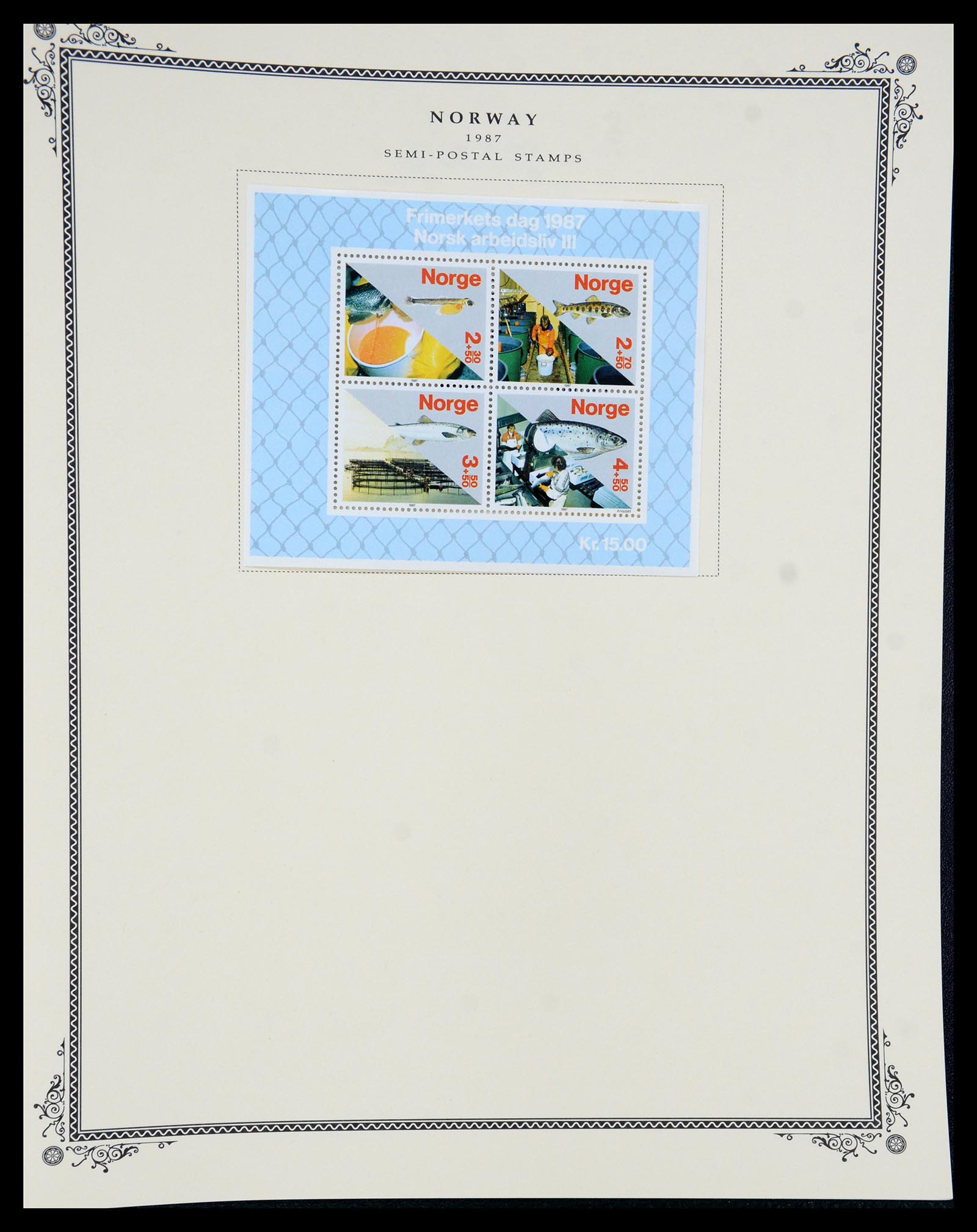 36293 107 - Postzegelverzameling 36293 Noorwegen 1877-2007.