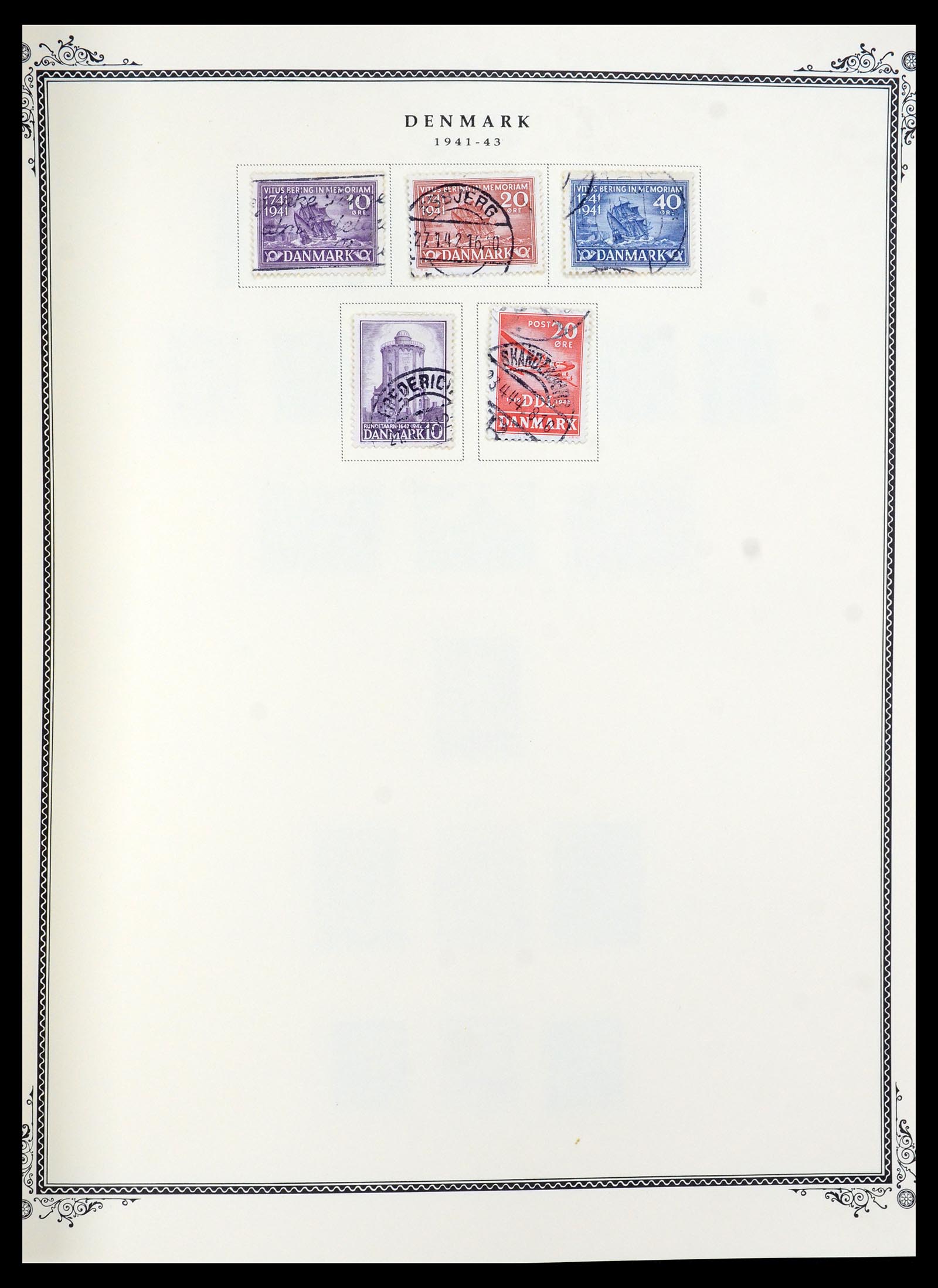36294 010 - Postzegelverzameling 36294 Denemarken 1870-2009.