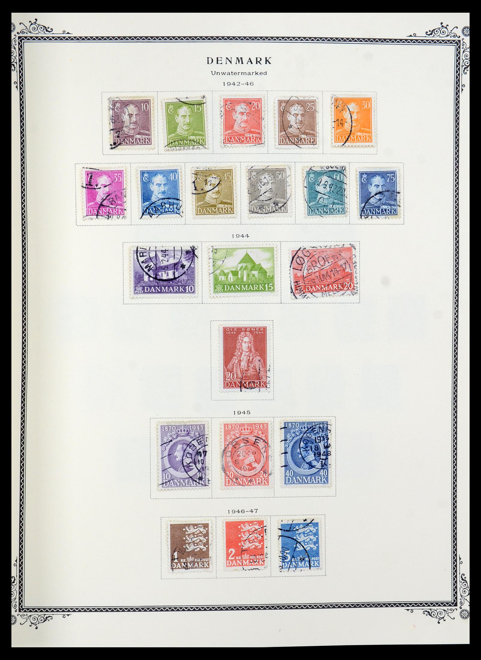 36294 011 - Postzegelverzameling 36294 Denemarken 1870-2009.