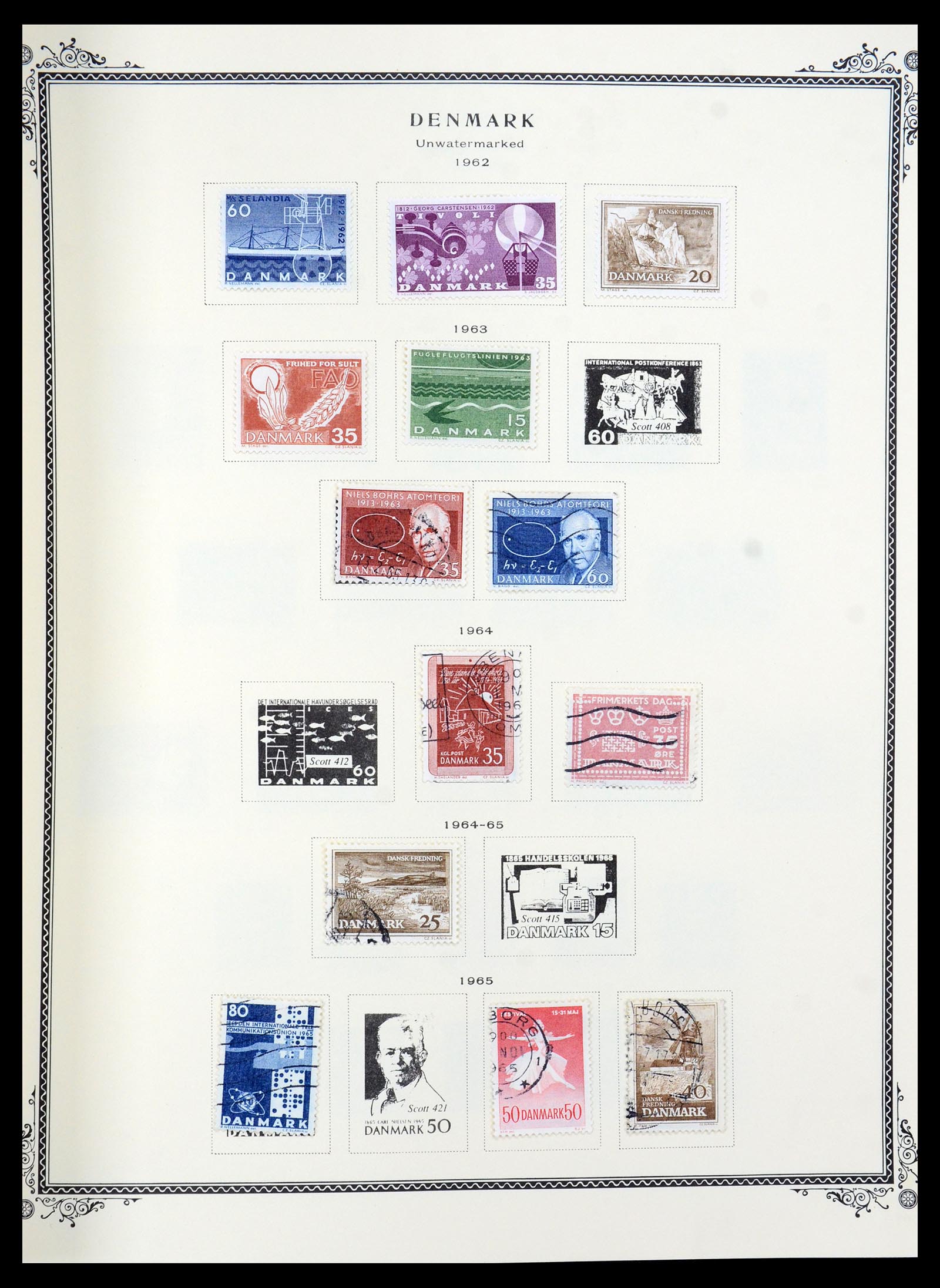 36294 017 - Postzegelverzameling 36294 Denemarken 1870-2009.