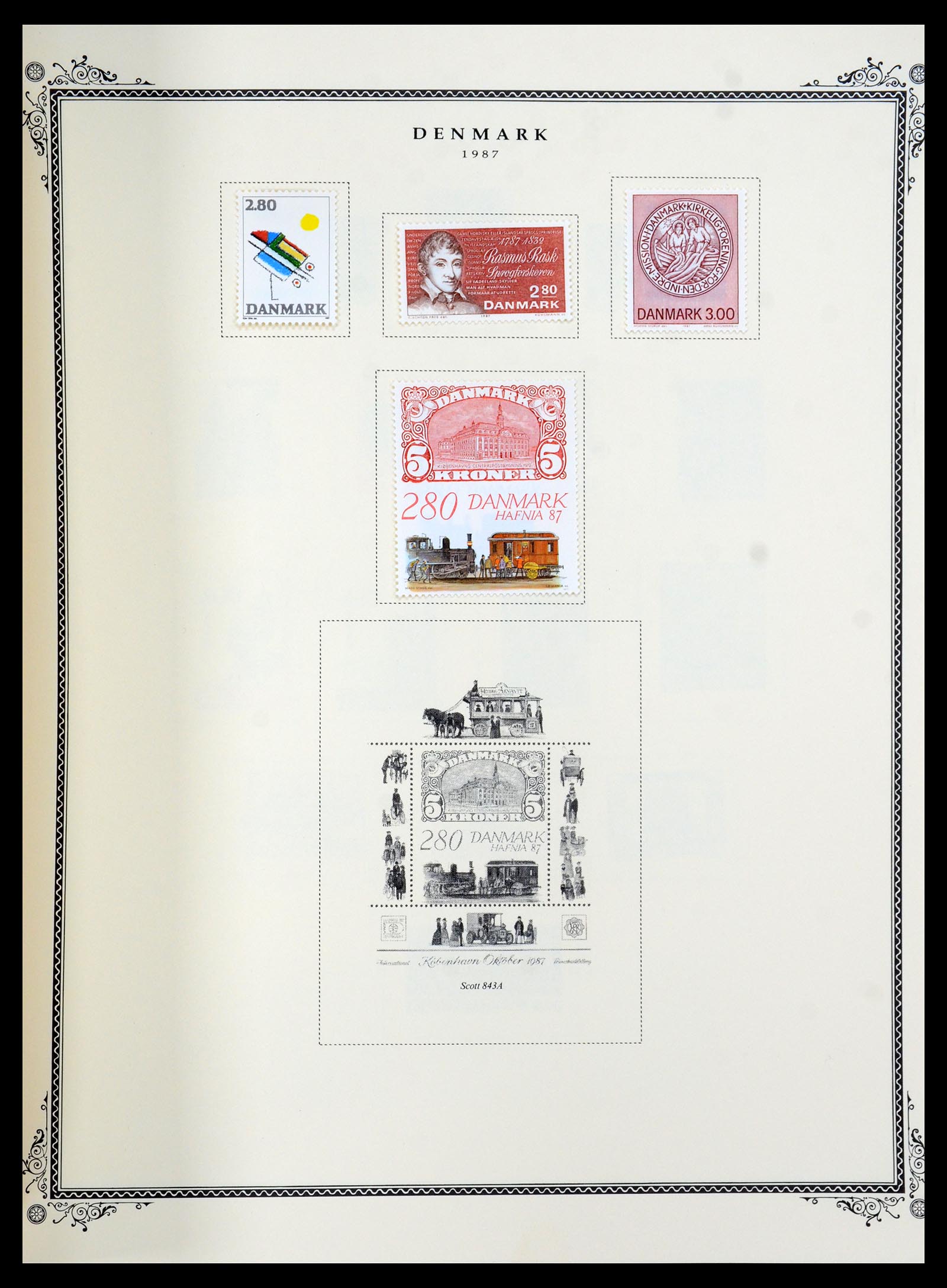 36294 045 - Postzegelverzameling 36294 Denemarken 1870-2009.