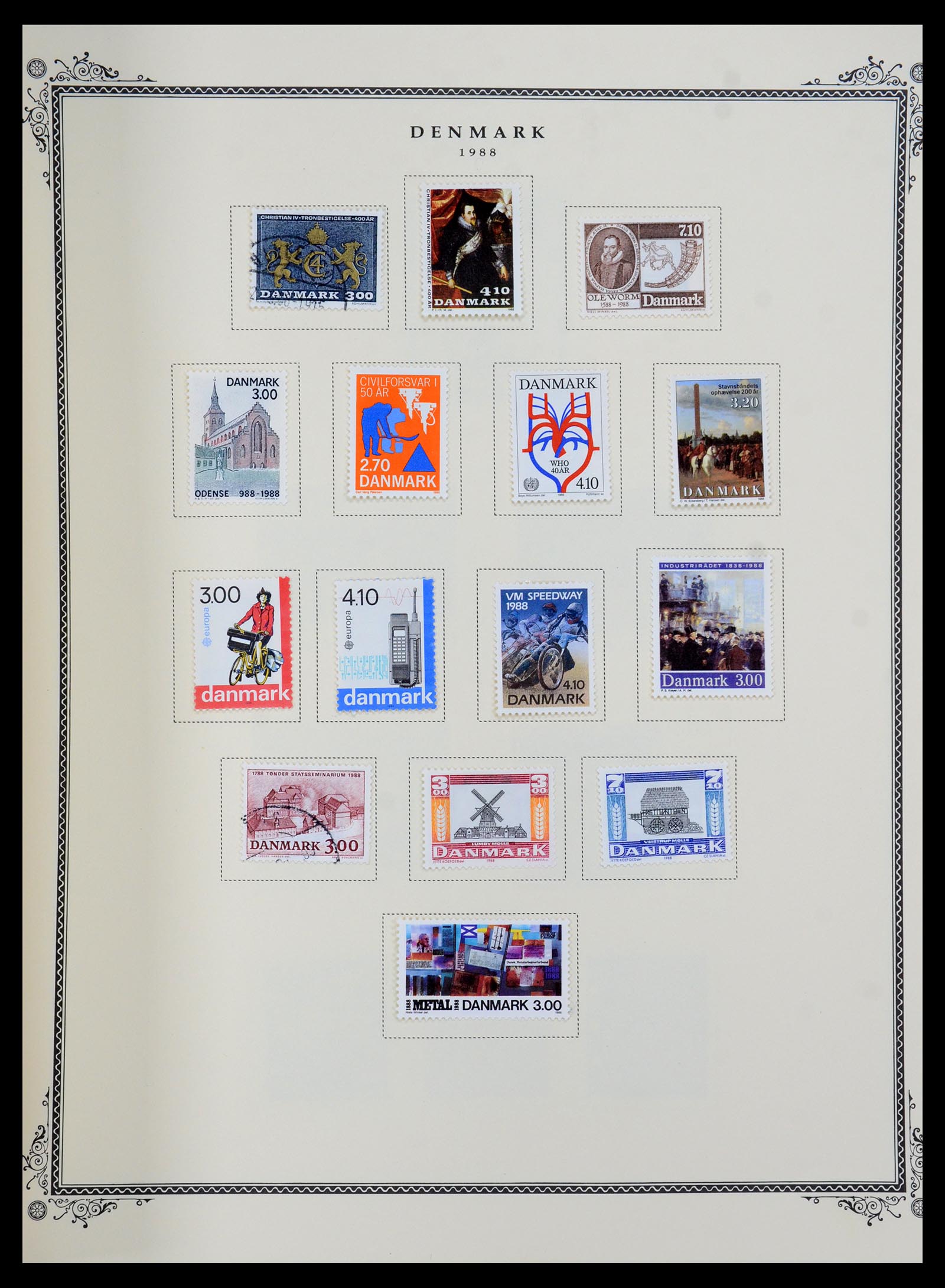 36294 046 - Postzegelverzameling 36294 Denemarken 1870-2009.