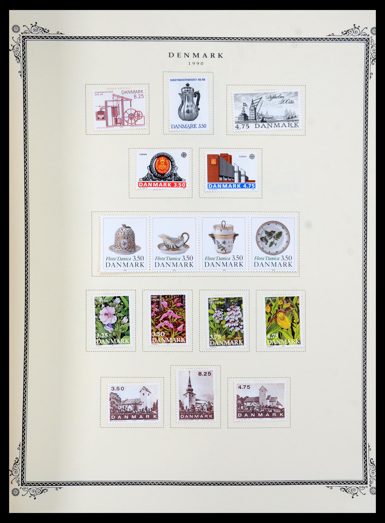 36294 050 - Postzegelverzameling 36294 Denemarken 1870-2009.