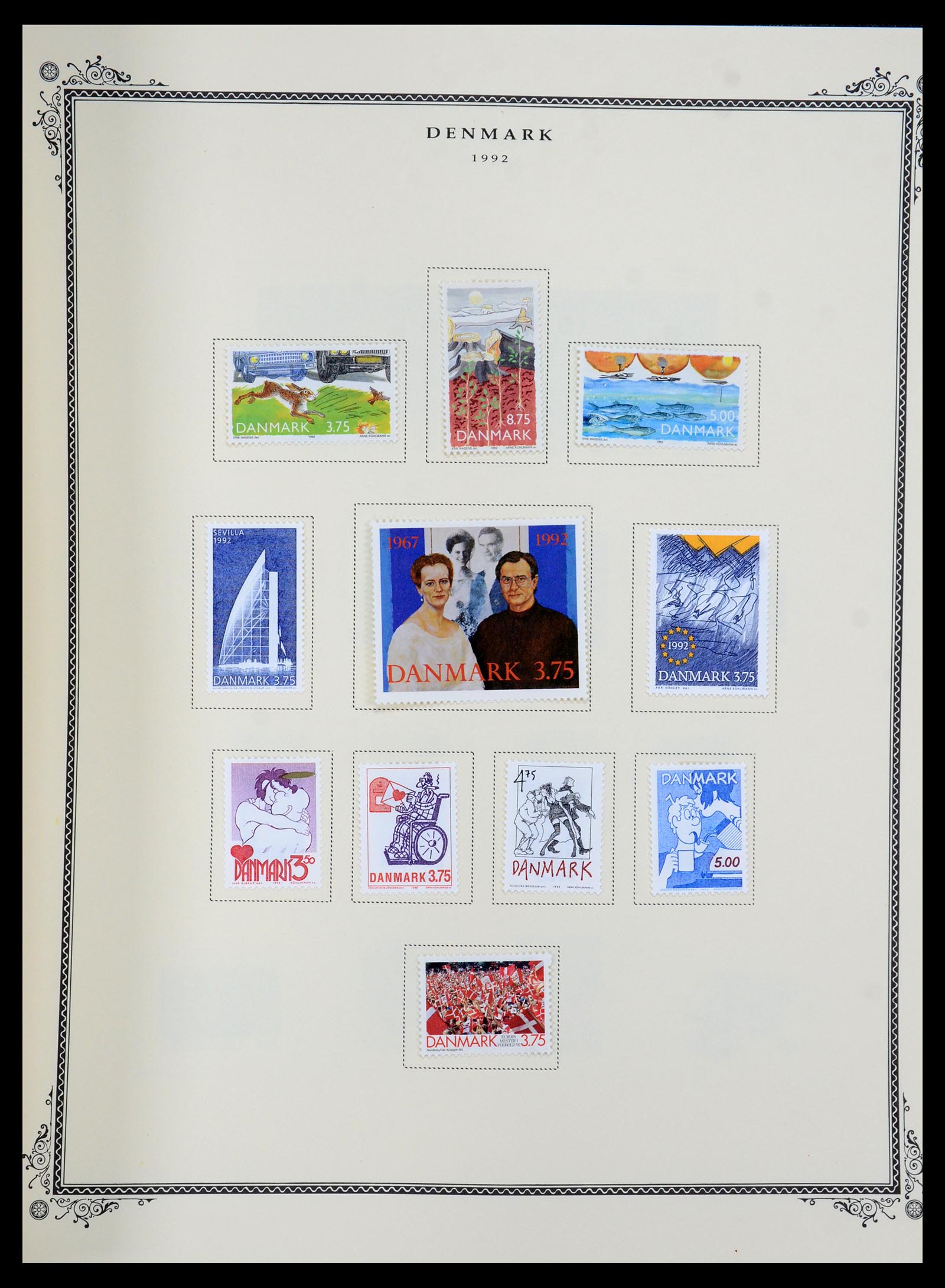 36294 055 - Postzegelverzameling 36294 Denemarken 1870-2009.