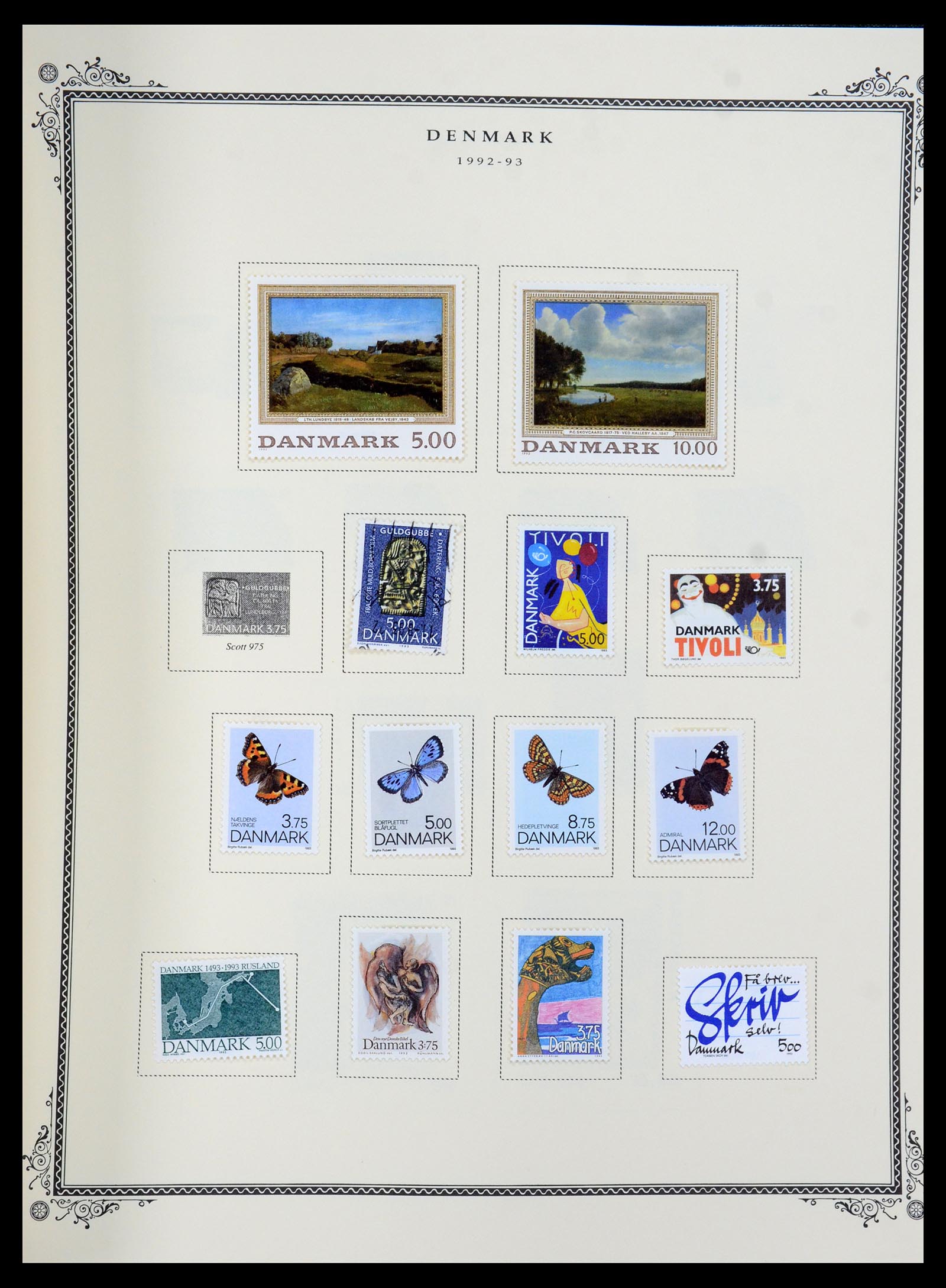 36294 056 - Postzegelverzameling 36294 Denemarken 1870-2009.