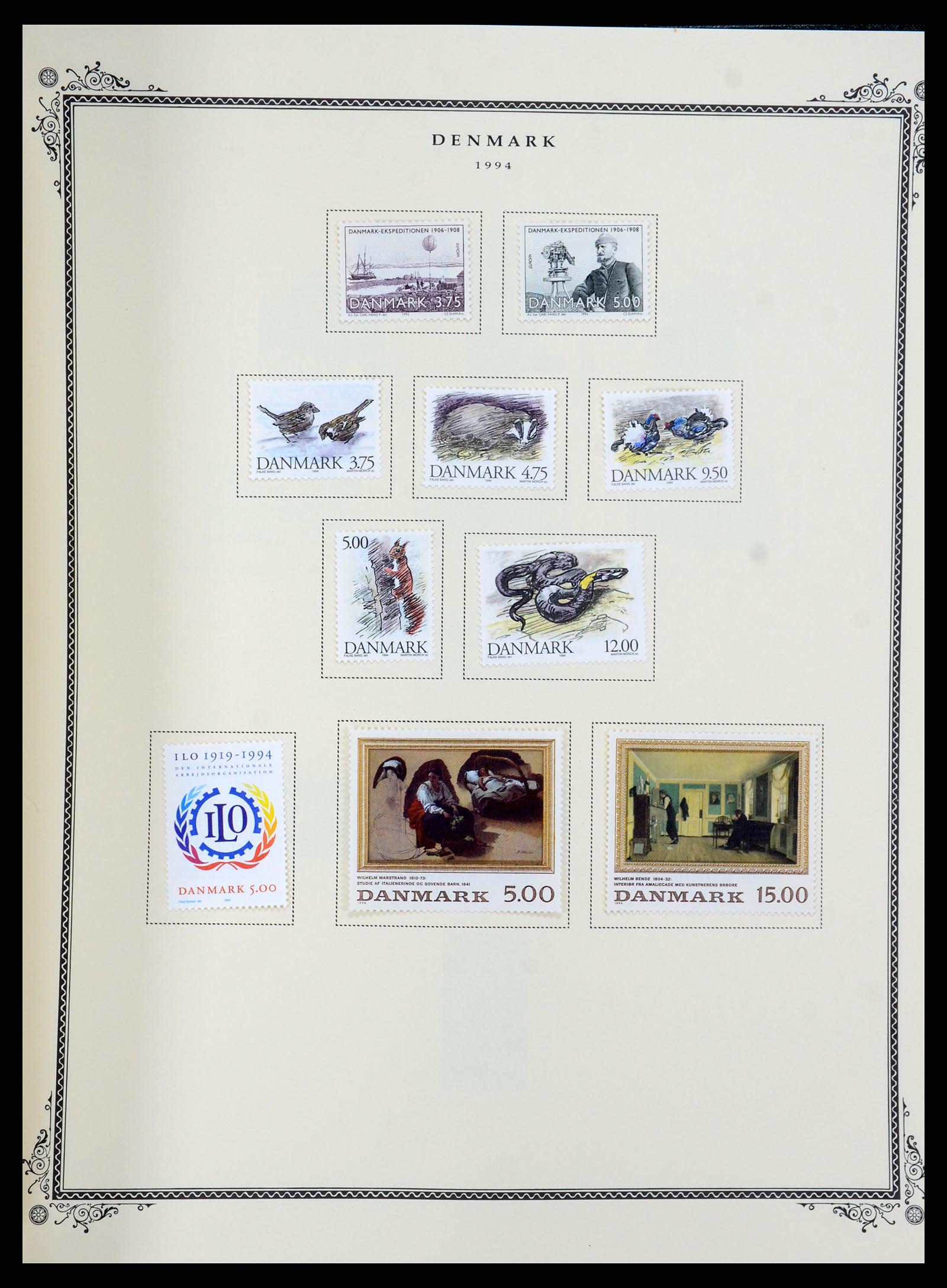 36294 059 - Postzegelverzameling 36294 Denemarken 1870-2009.