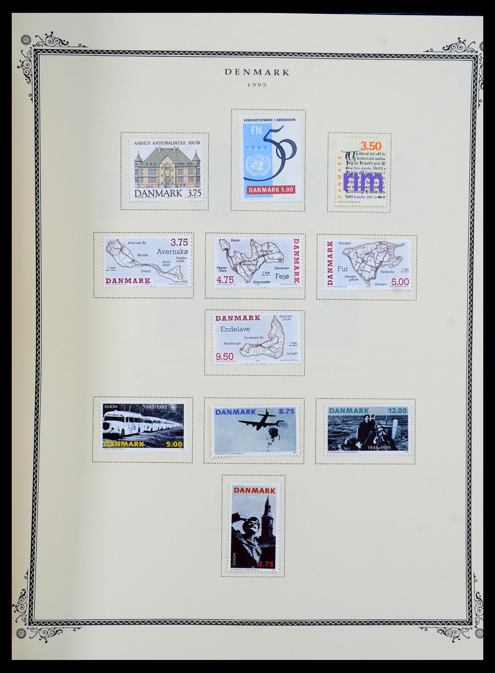 36294 060 - Postzegelverzameling 36294 Denemarken 1870-2009.
