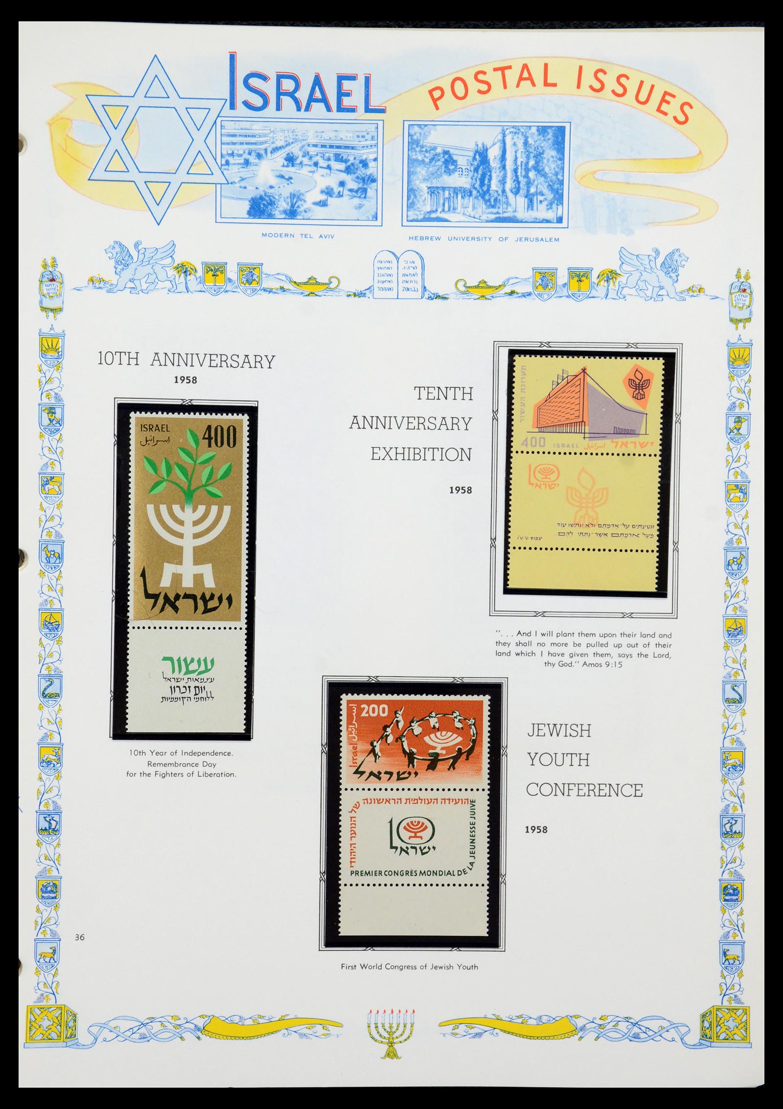 36295 048 - Postzegelverzameling 36295 Israël 1948-2019!