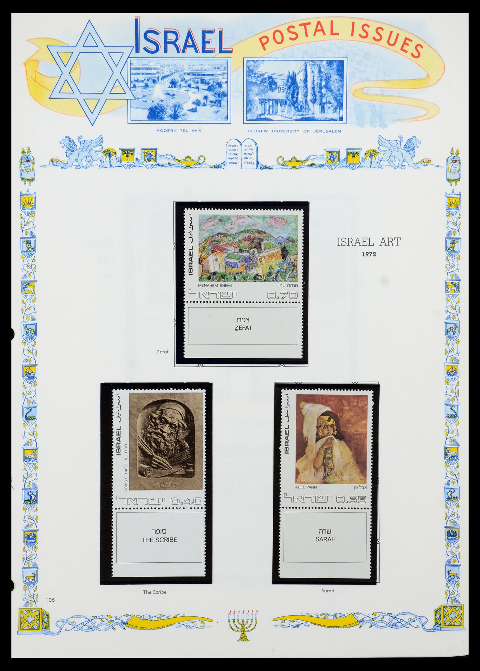 36295 134 - Postzegelverzameling 36295 Israël 1948-2019!