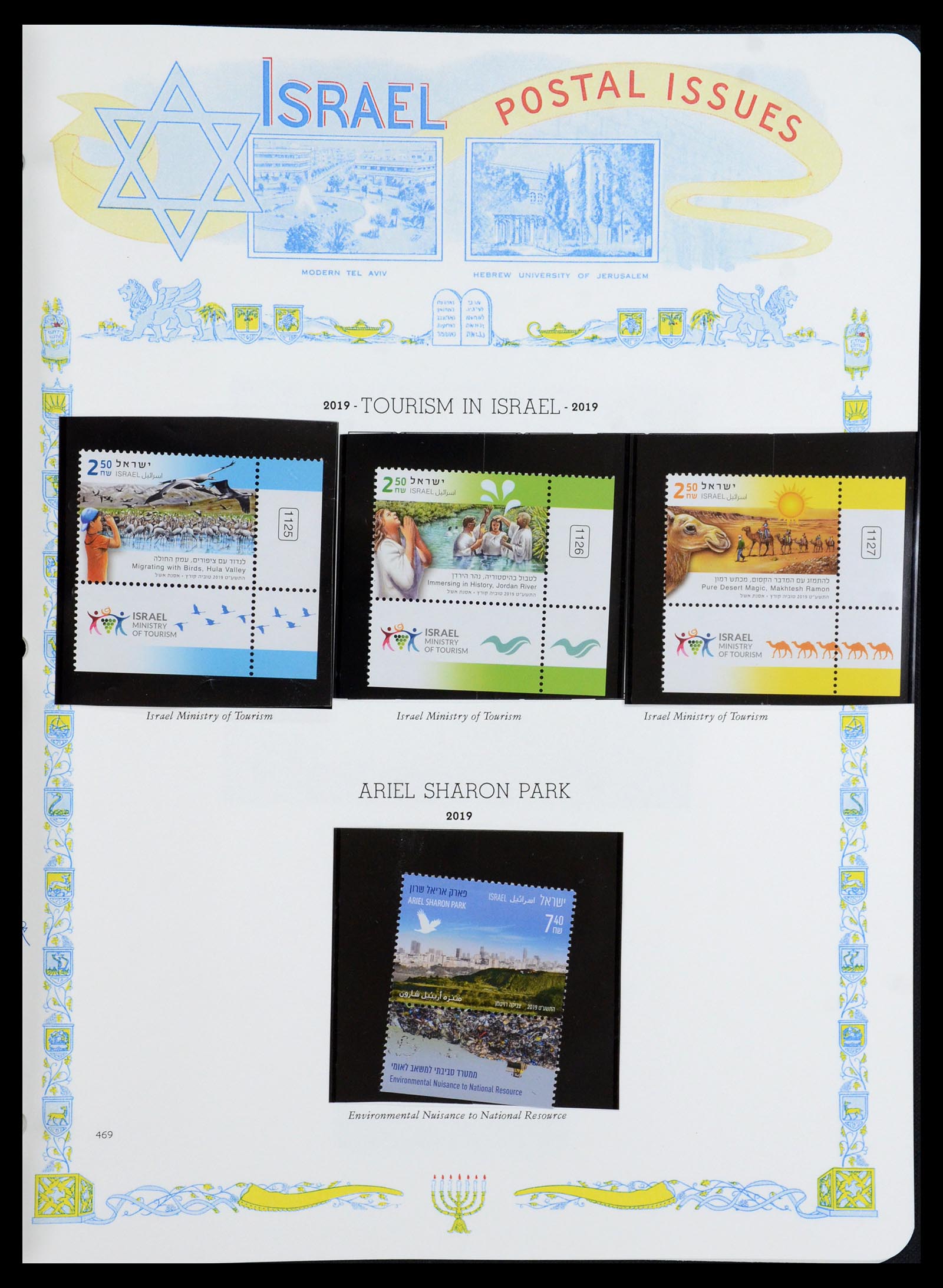 36295 502 - Postzegelverzameling 36295 Israël 1948-2019!