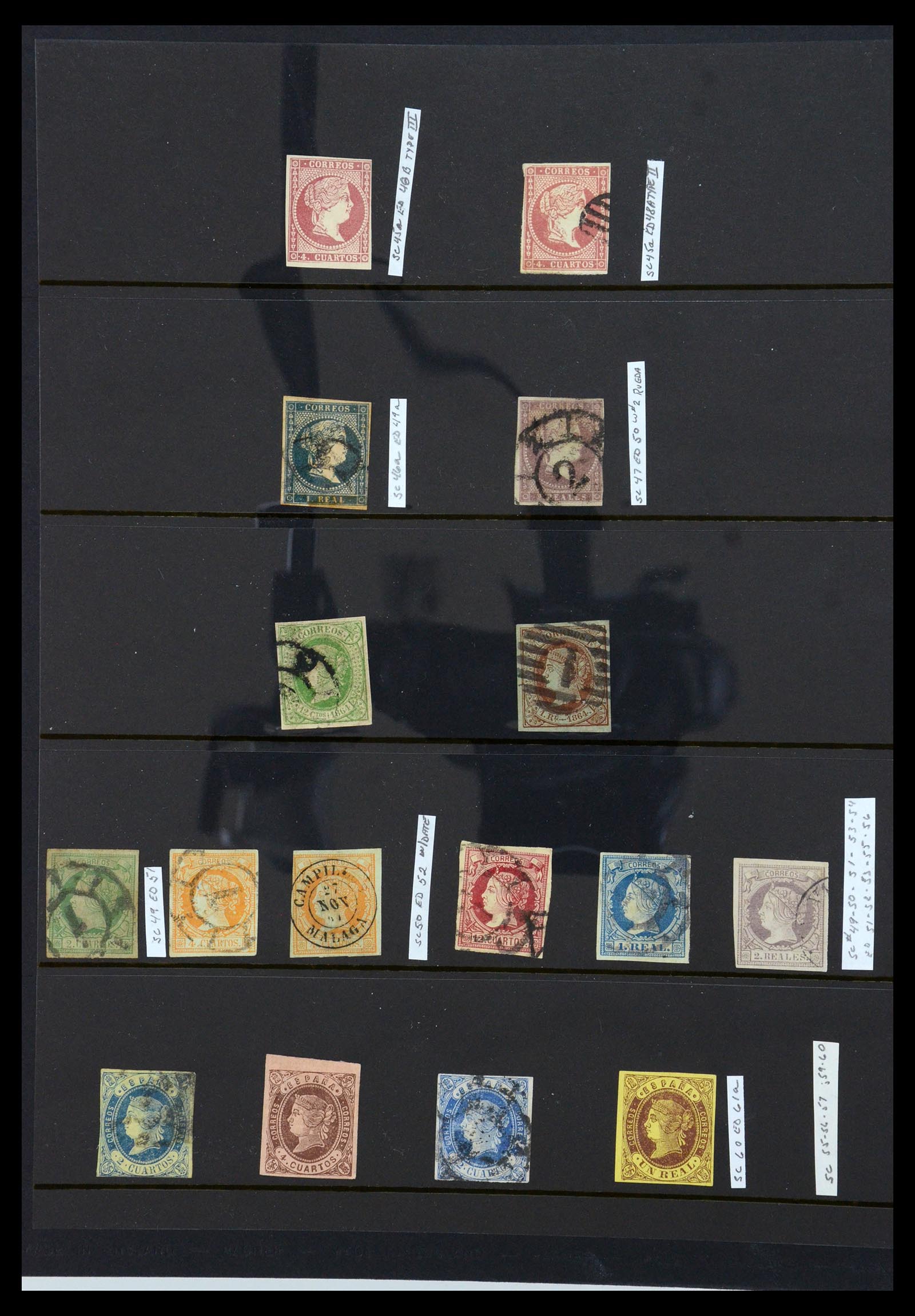 36296 002 - Postzegelverzameling 36296 Spanje 1850-1998.