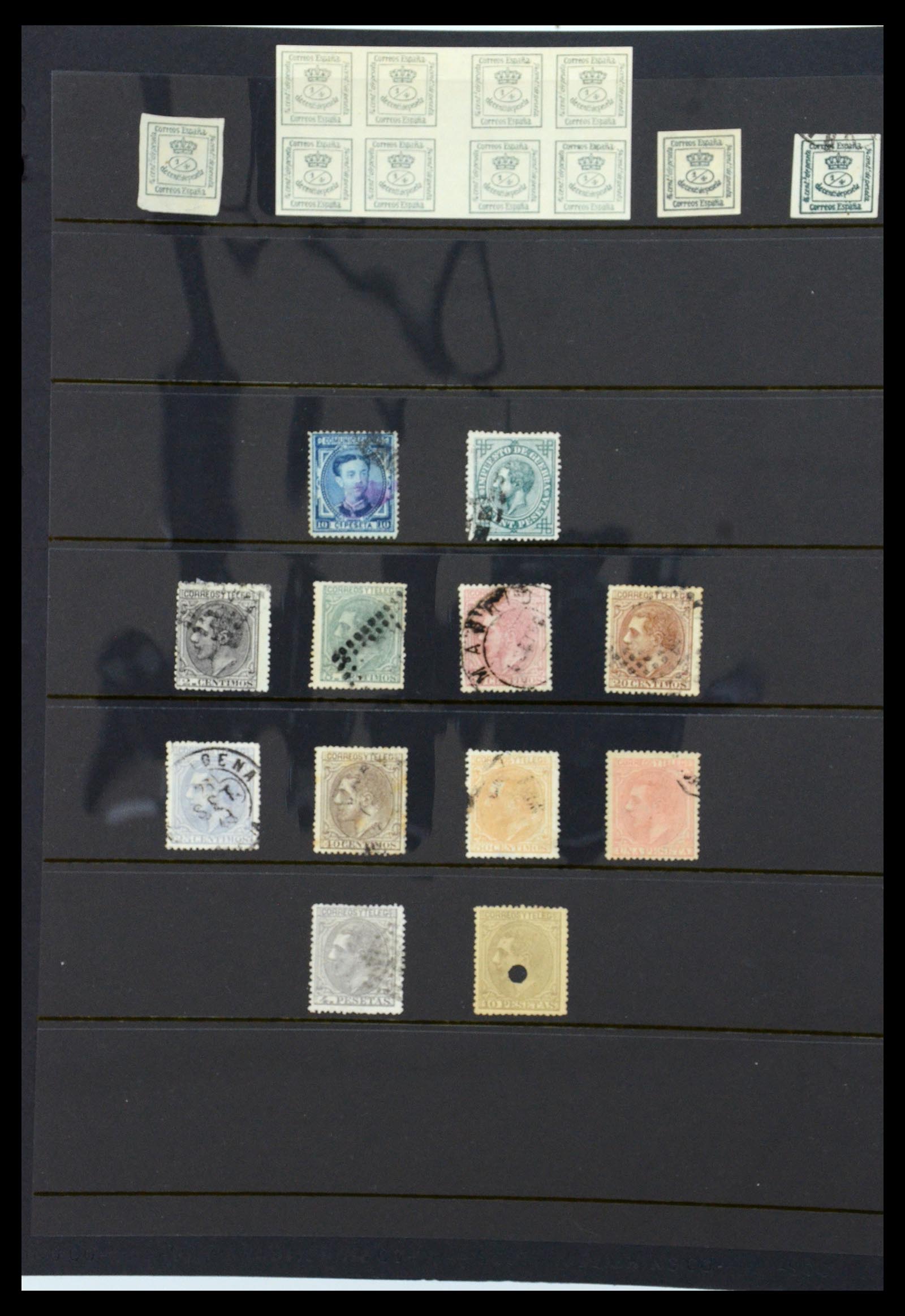 36296 005 - Postzegelverzameling 36296 Spanje 1850-1998.