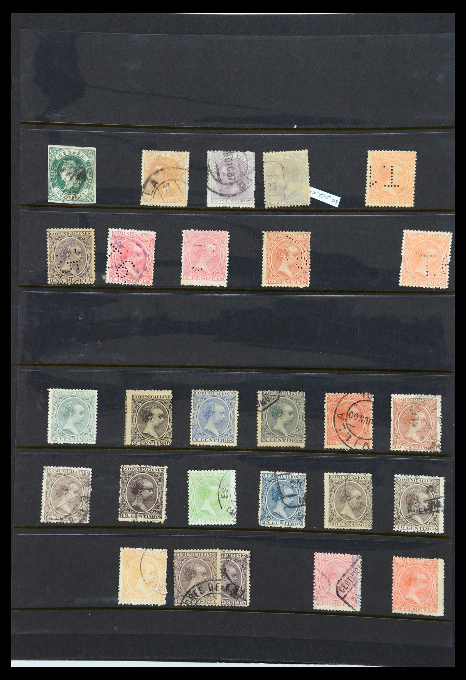 36296 006 - Postzegelverzameling 36296 Spanje 1850-1998.