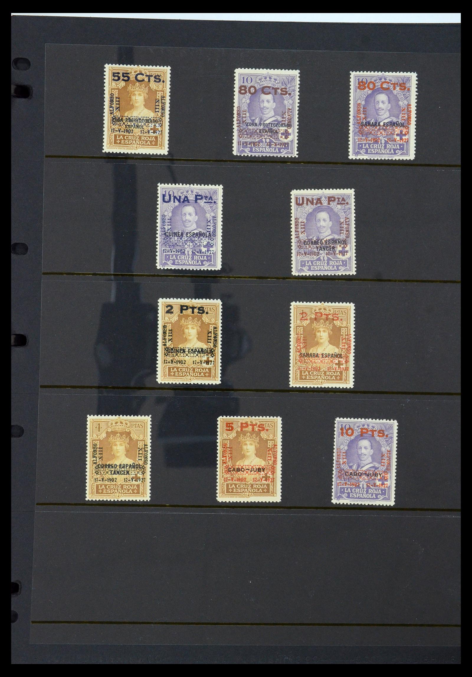 36296 017 - Postzegelverzameling 36296 Spanje 1850-1998.