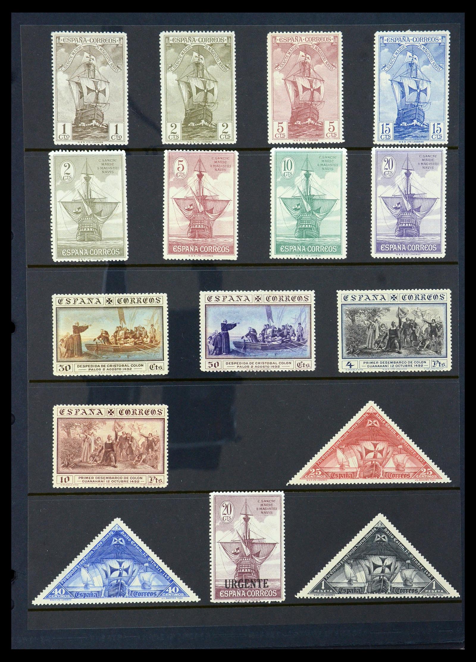 36296 028 - Postzegelverzameling 36296 Spanje 1850-1998.