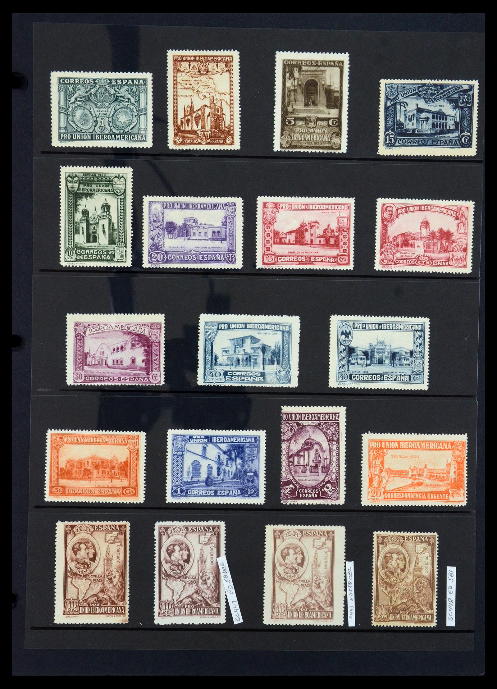 36296 033 - Postzegelverzameling 36296 Spanje 1850-1998.