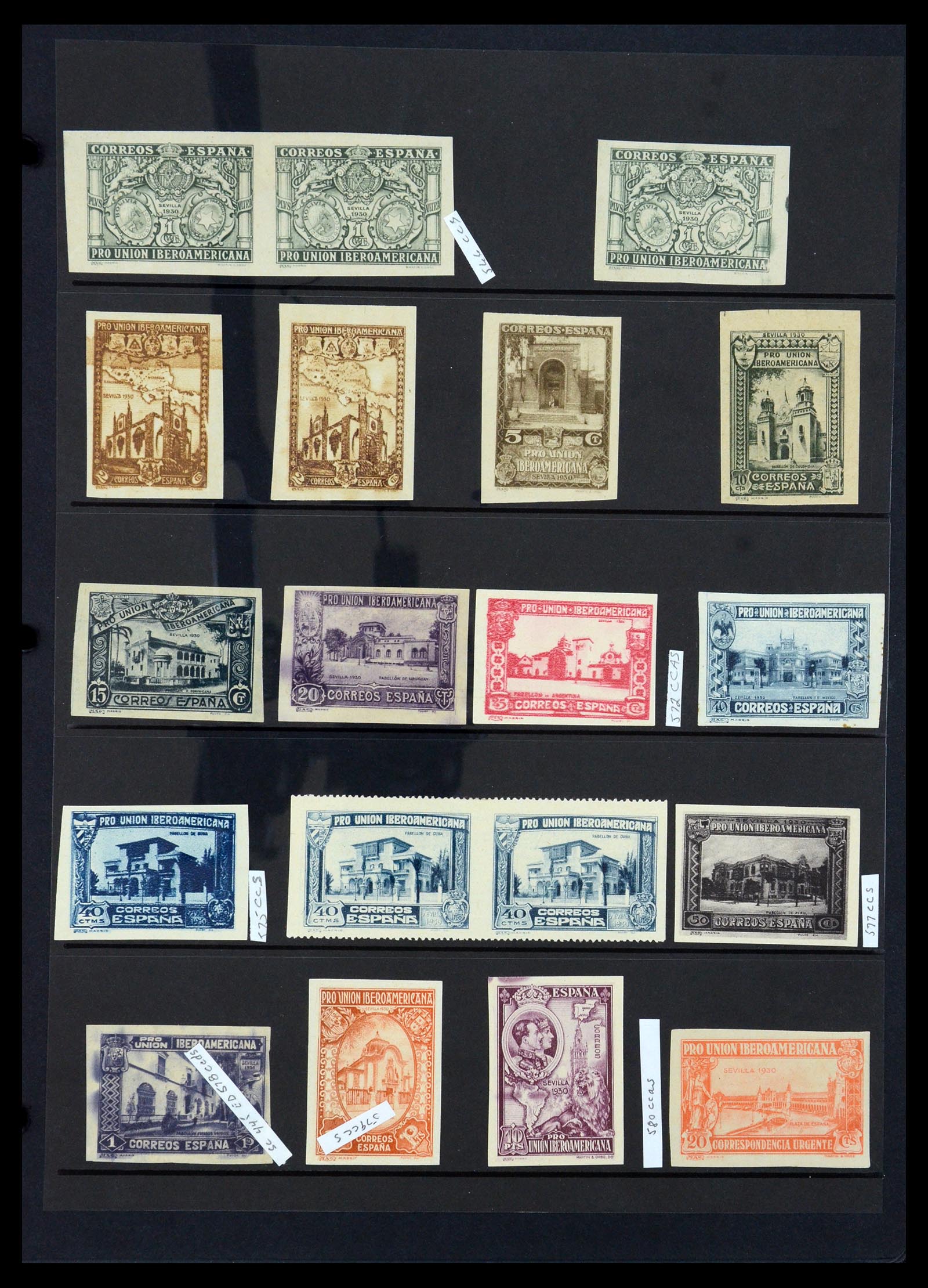 36296 034 - Postzegelverzameling 36296 Spanje 1850-1998.