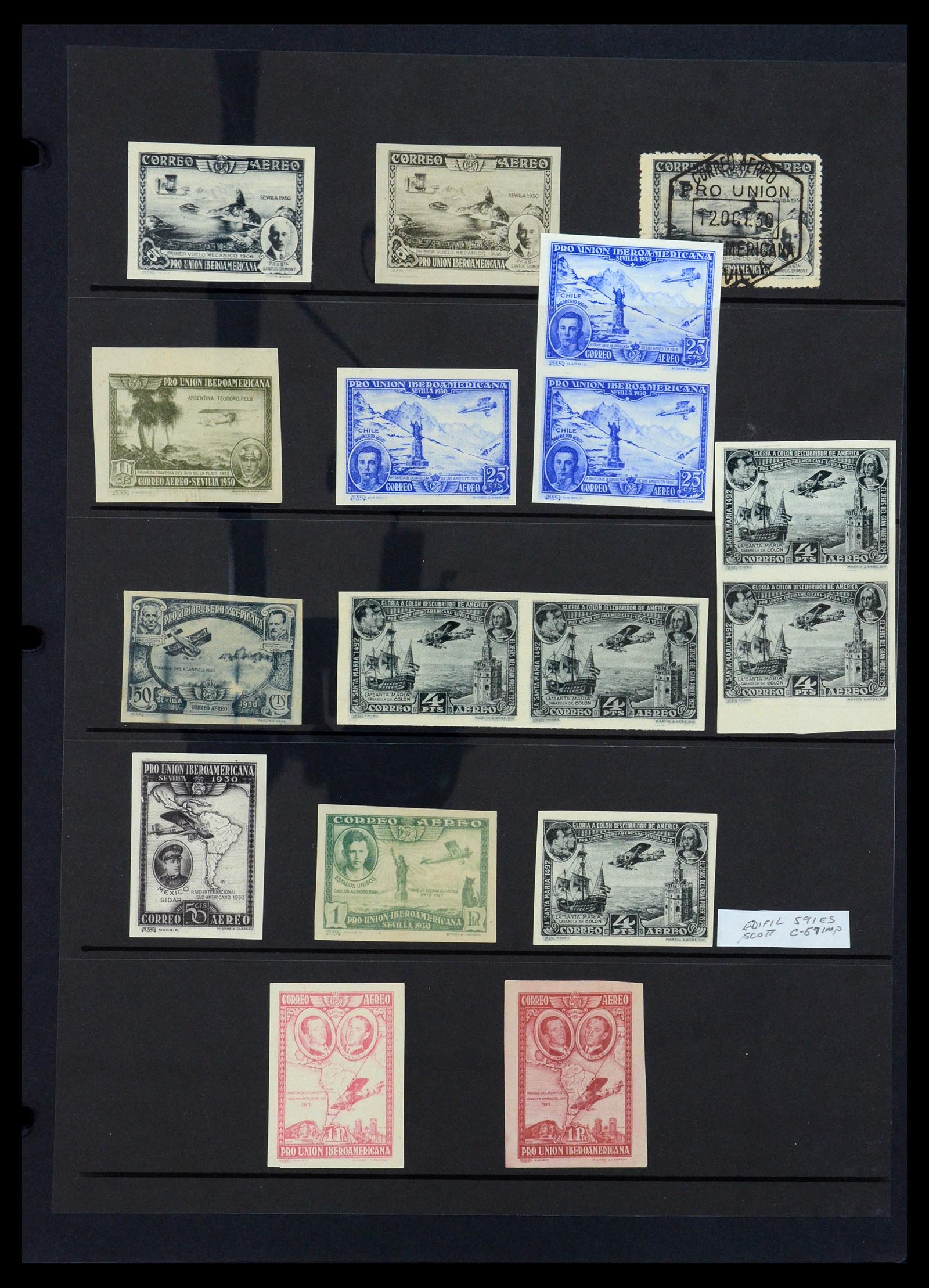 36296 036 - Postzegelverzameling 36296 Spanje 1850-1998.