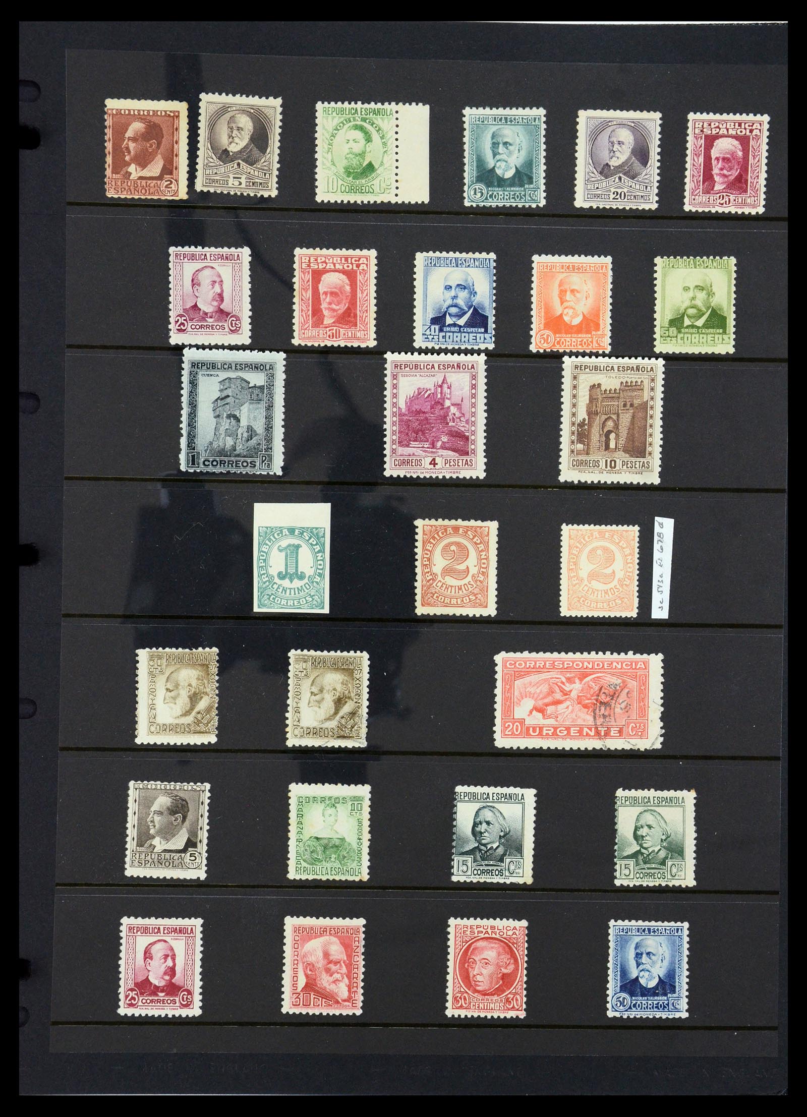 36296 045 - Postzegelverzameling 36296 Spanje 1850-1998.
