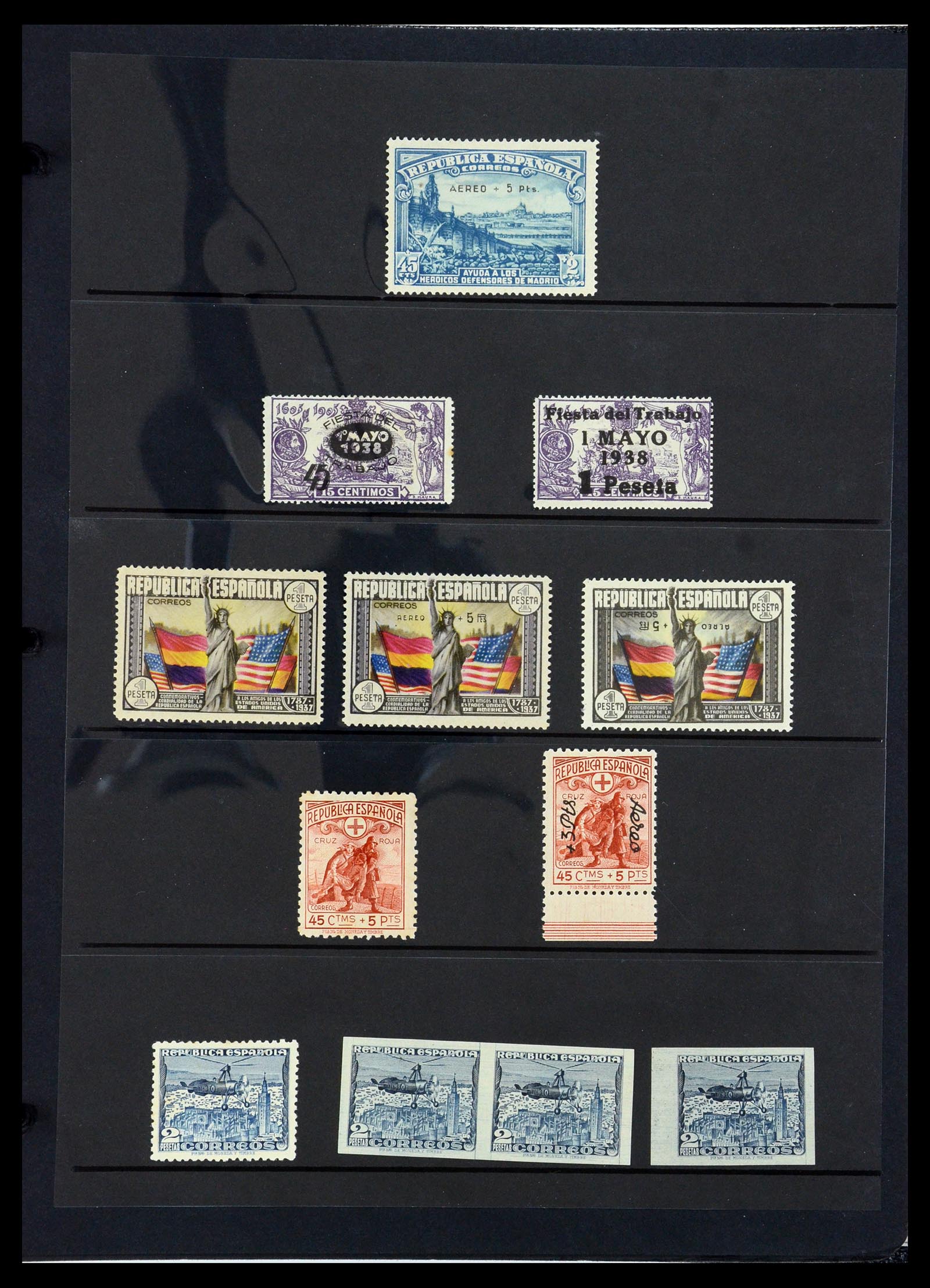 36296 052 - Postzegelverzameling 36296 Spanje 1850-1998.