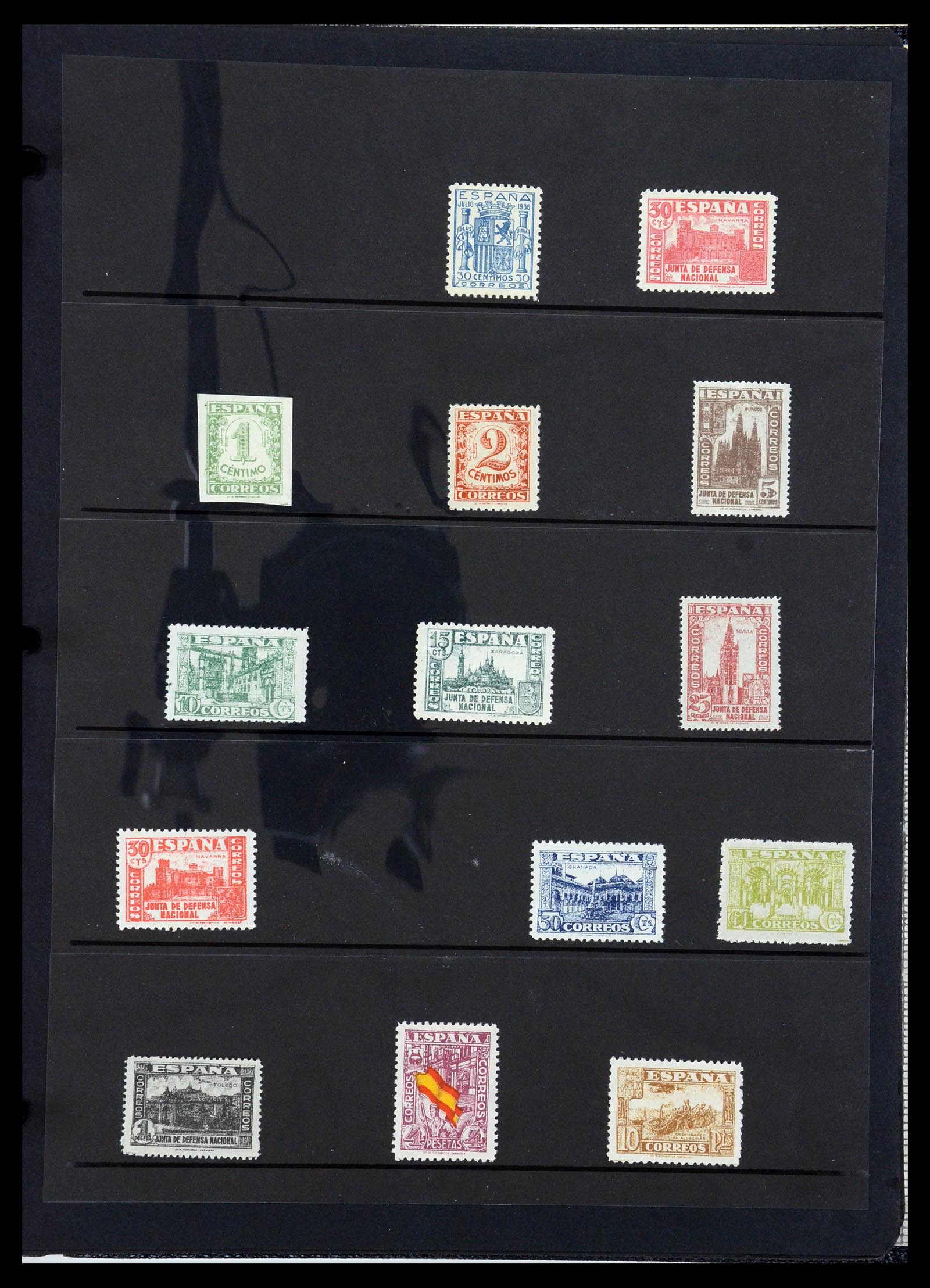 36296 058 - Postzegelverzameling 36296 Spanje 1850-1998.