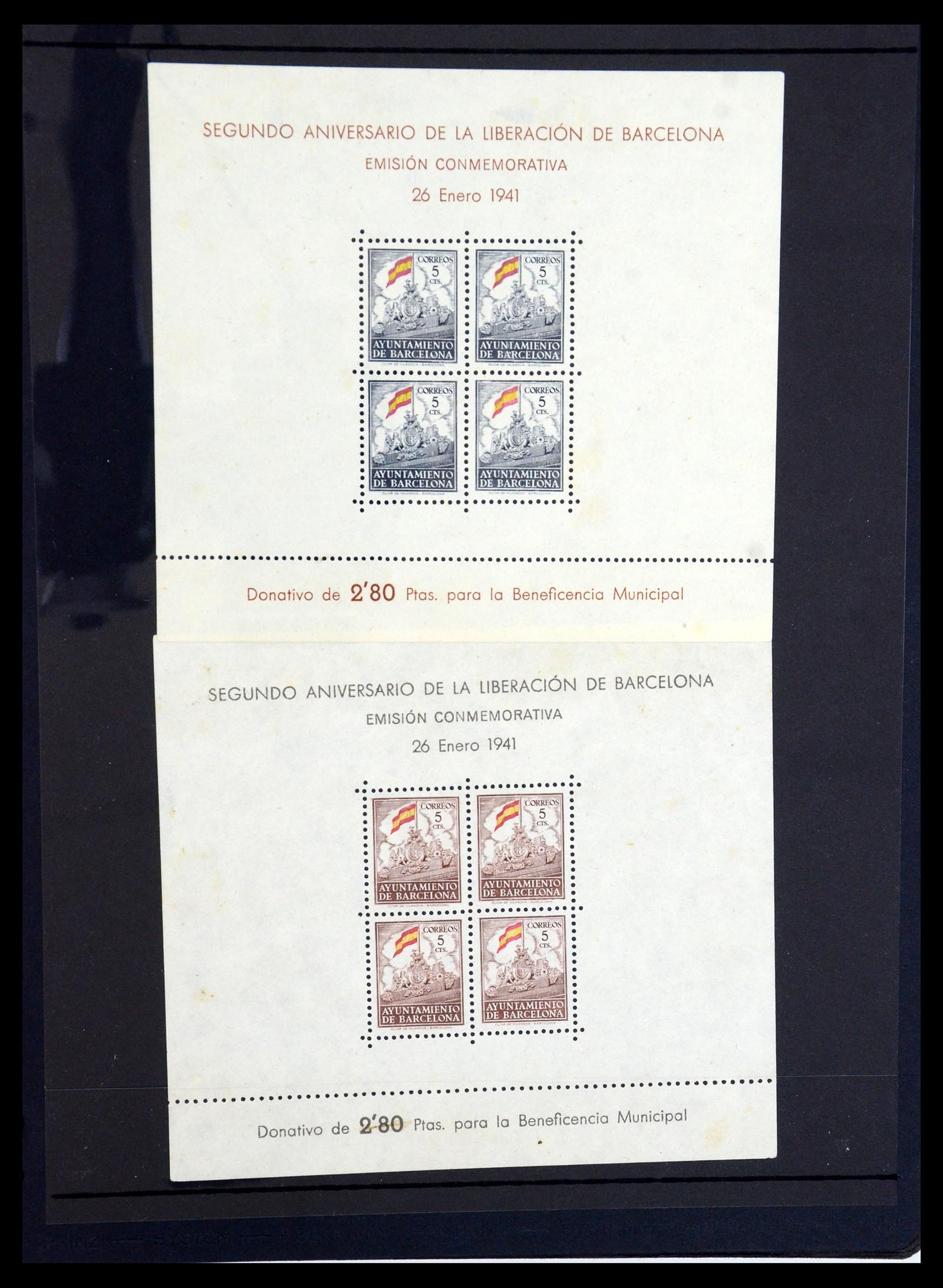 36298 004 - Stamp collection 36298 Spain local and civil war 1931-1938.