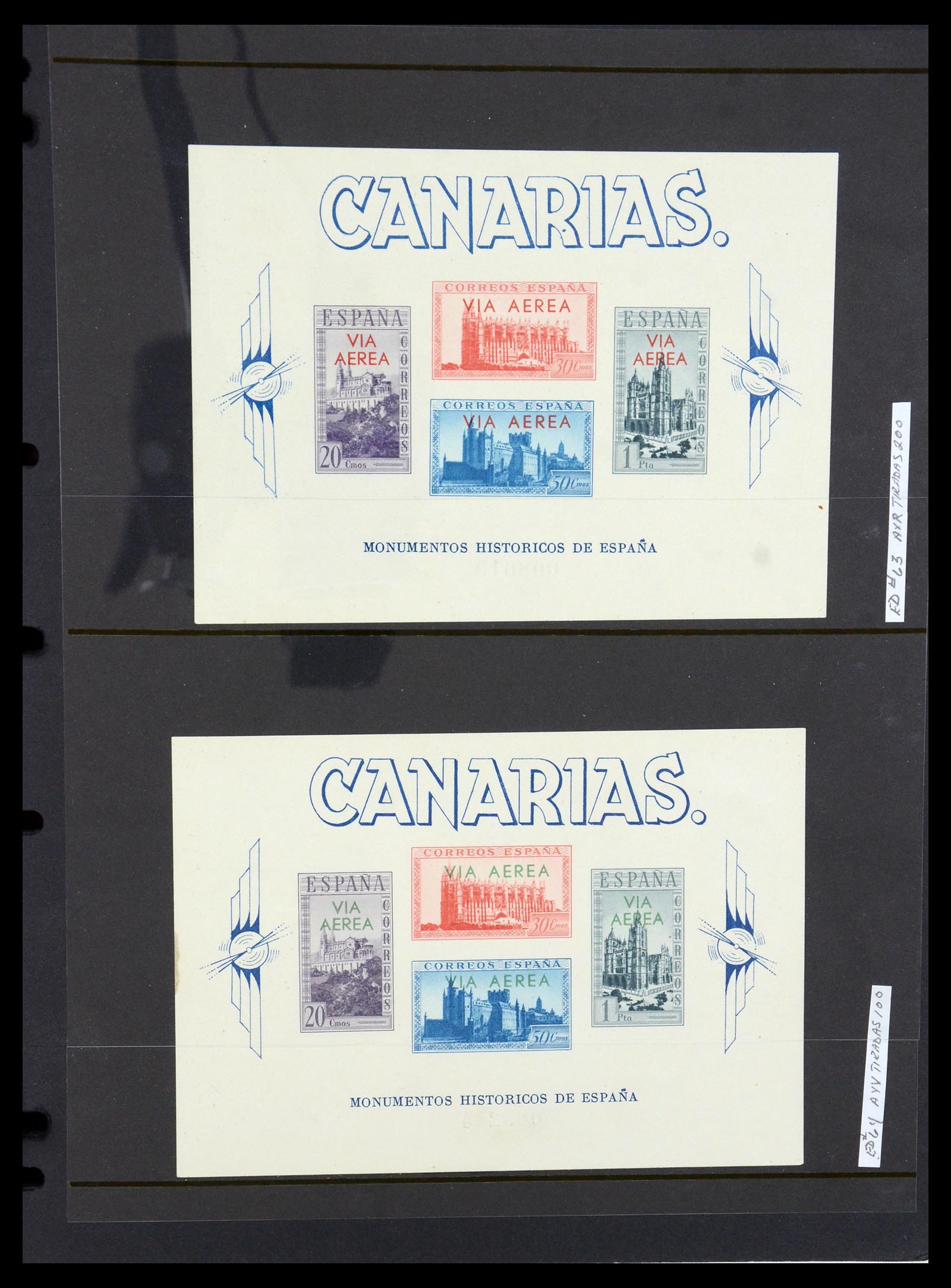 36298 011 - Stamp collection 36298 Spain local and civil war 1931-1938.