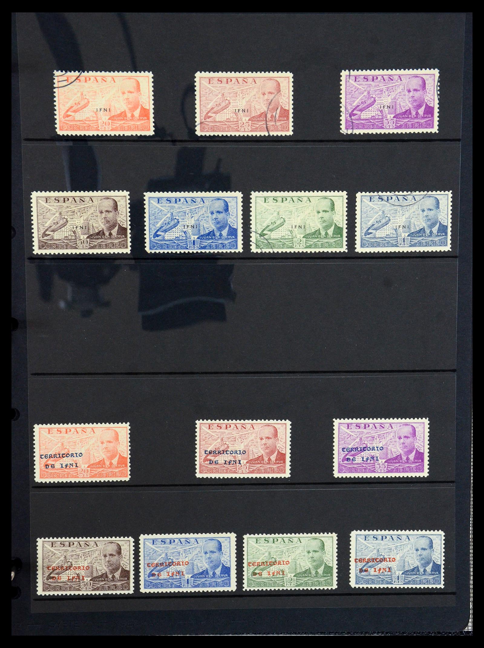 36298 033 - Postzegelverzameling 36298 Spanje lokaal en burgeroorlog 1931-1938.