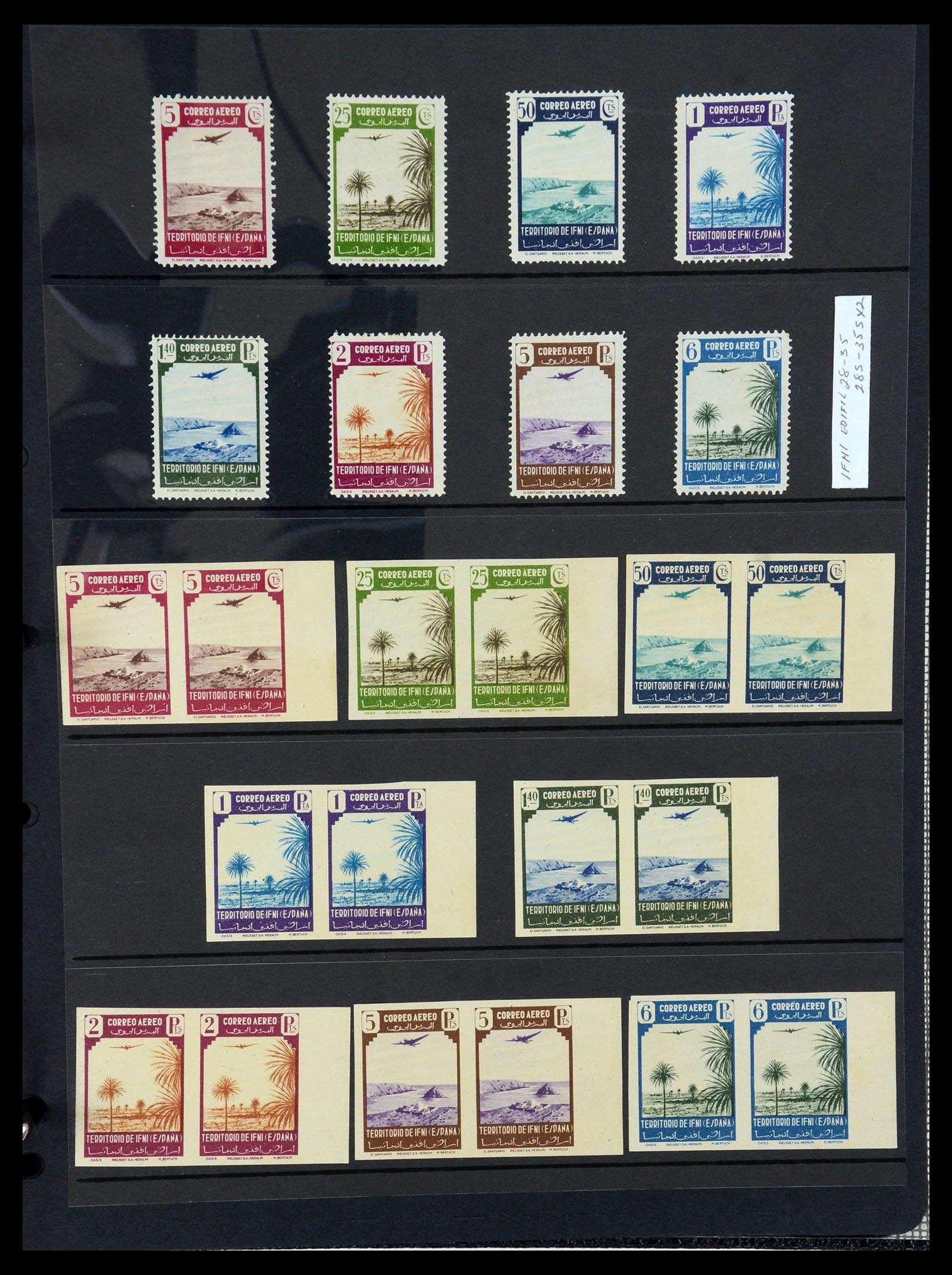 36298 035 - Postzegelverzameling 36298 Spanje lokaal en burgeroorlog 1931-1938.