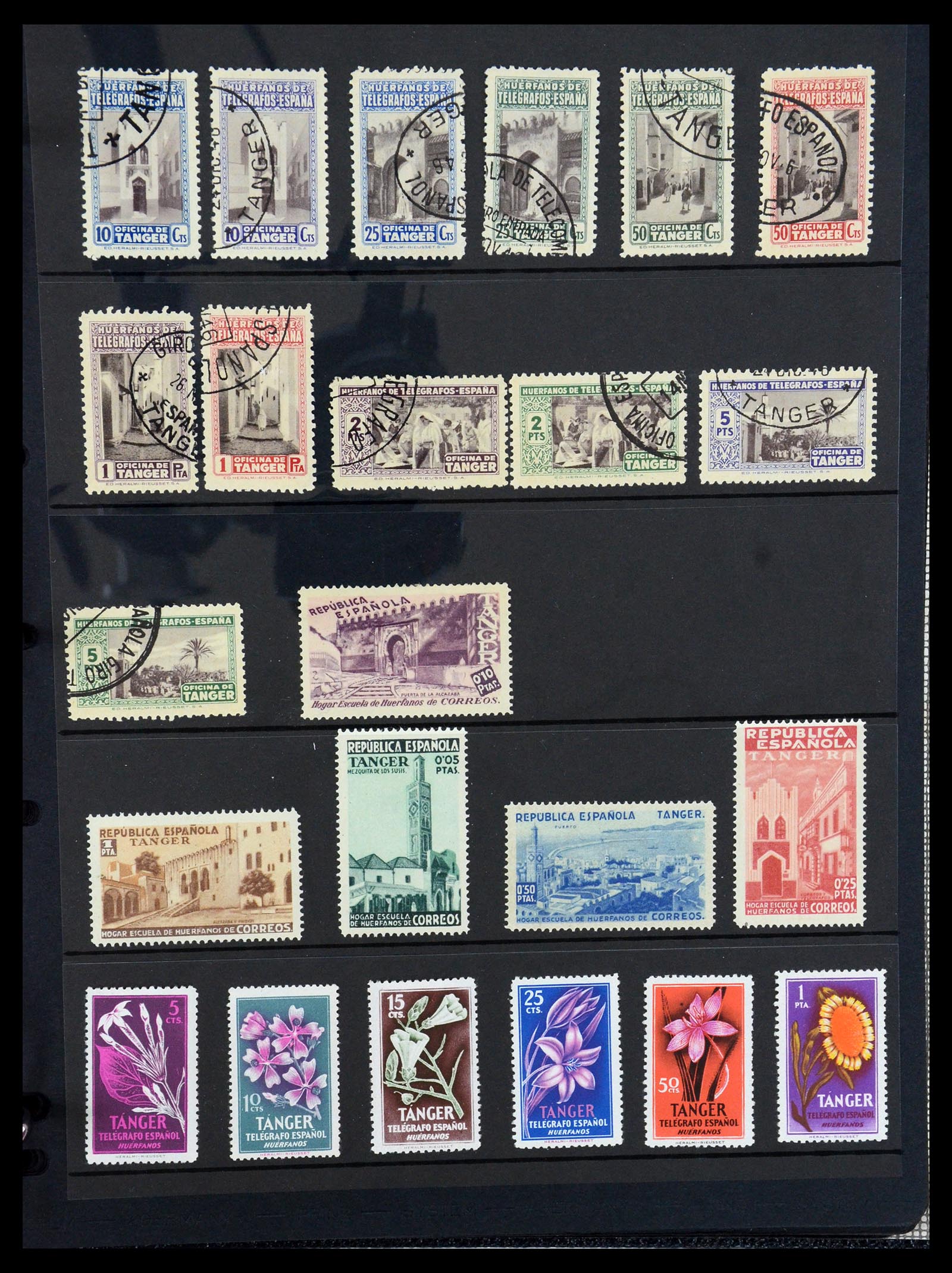36298 037 - Postzegelverzameling 36298 Spanje lokaal en burgeroorlog 1931-1938.
