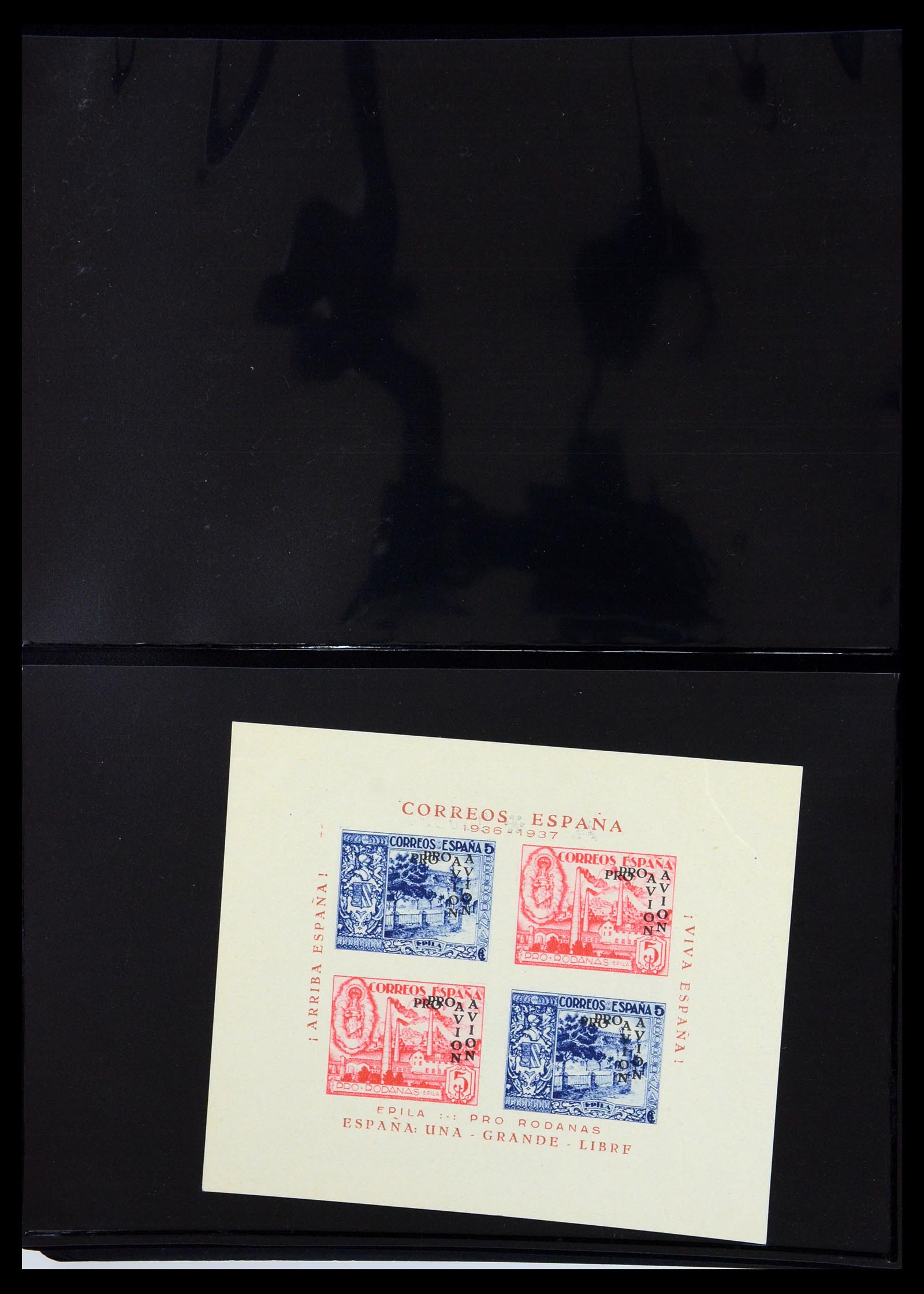 36298 093 - Postzegelverzameling 36298 Spanje lokaal en burgeroorlog 1931-1938.