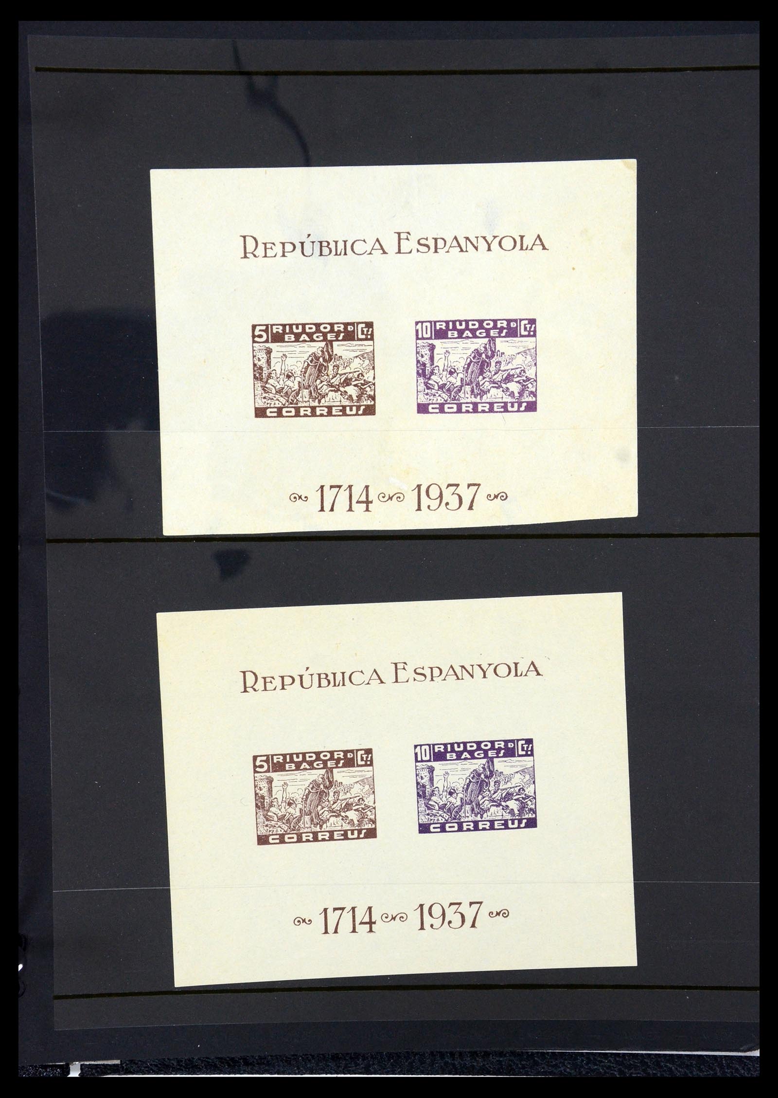 36298 151 - Postzegelverzameling 36298 Spanje lokaal en burgeroorlog 1931-1938.