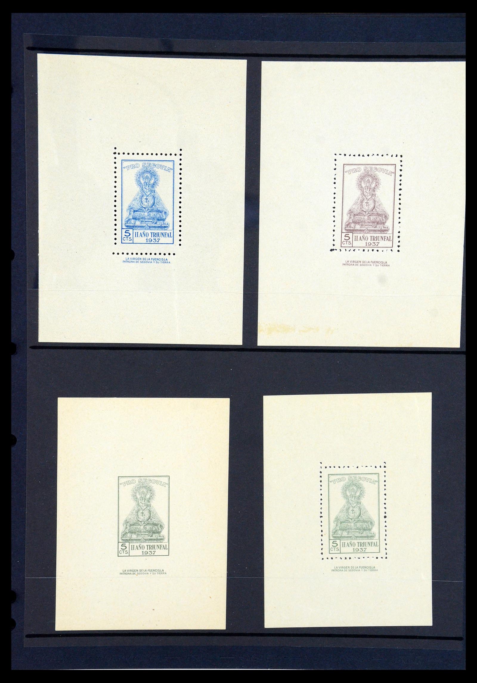 36298 160 - Postzegelverzameling 36298 Spanje lokaal en burgeroorlog 1931-1938.