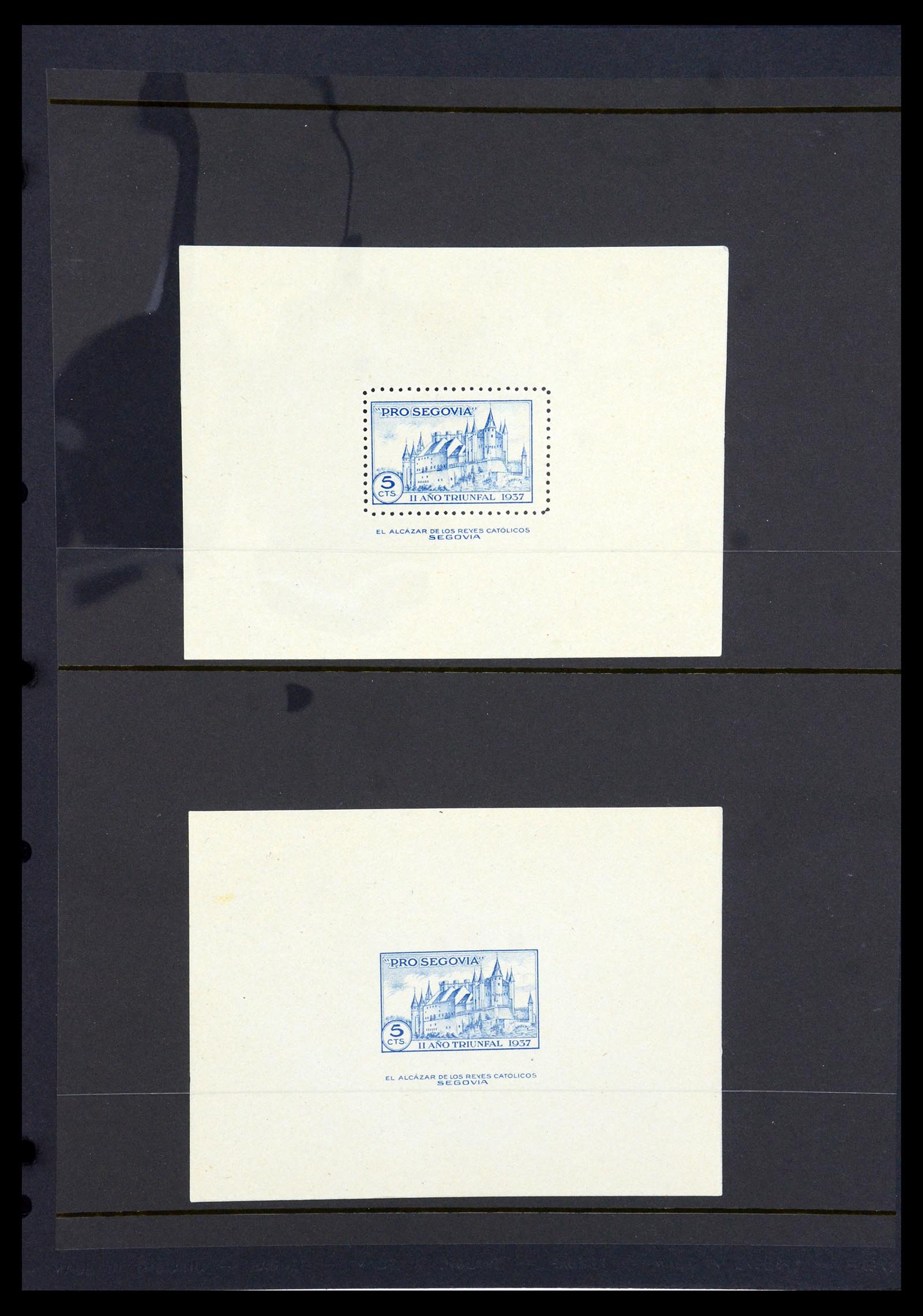 36298 161 - Postzegelverzameling 36298 Spanje lokaal en burgeroorlog 1931-1938.