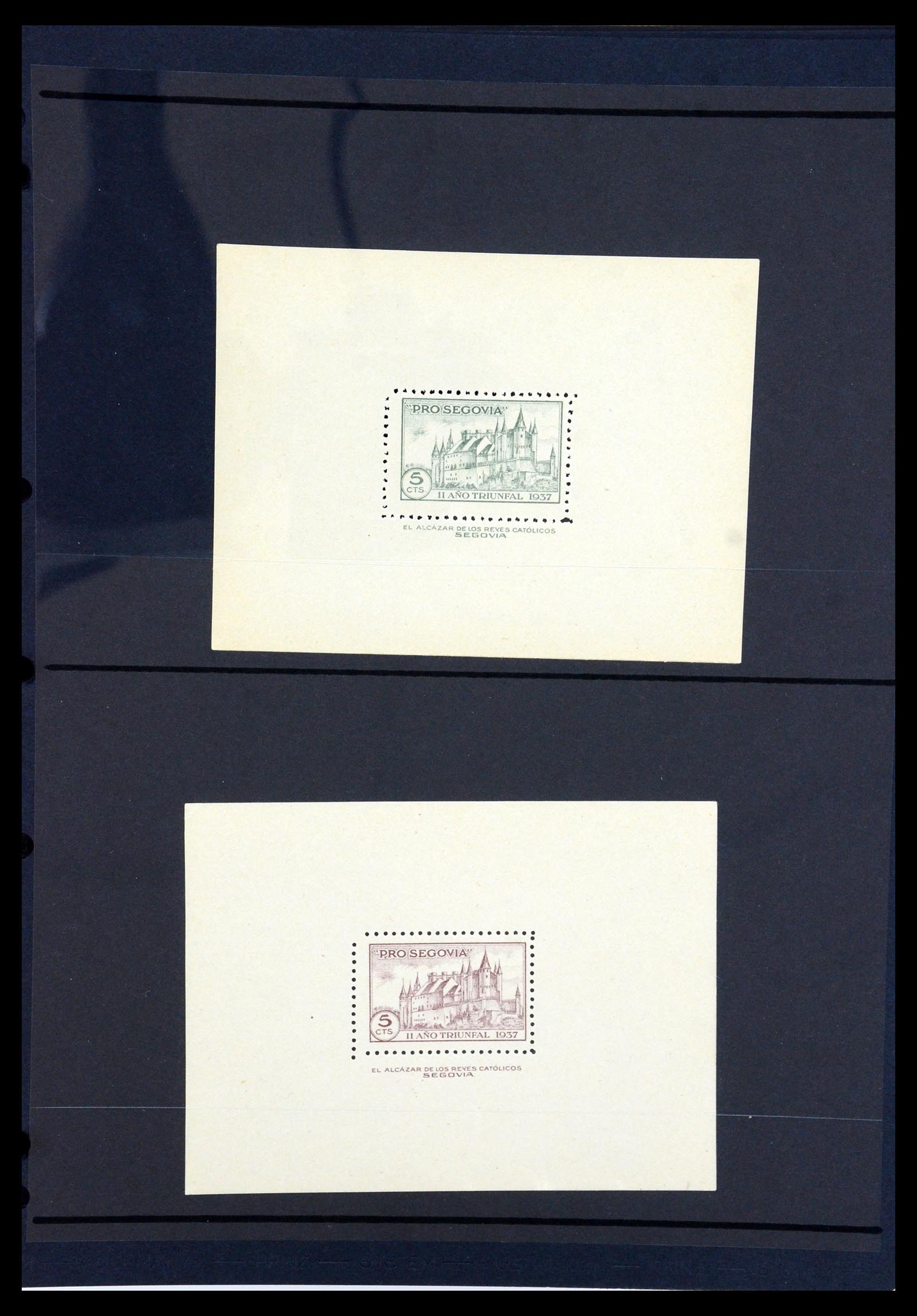 36298 162 - Postzegelverzameling 36298 Spanje lokaal en burgeroorlog 1931-1938.