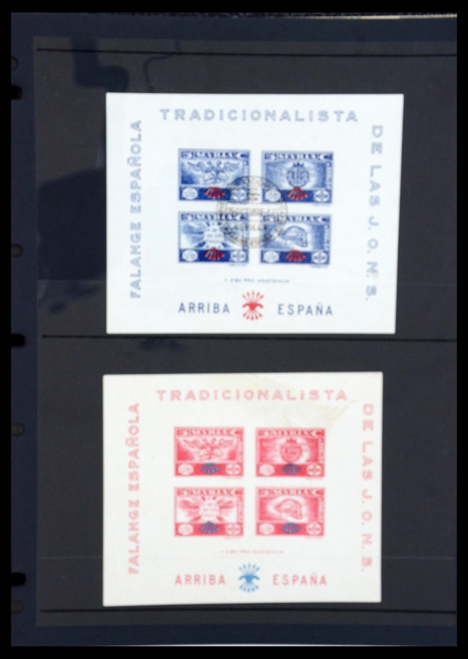36298 165 - Stamp collection 36298 Spain local and civil war 1931-1938.