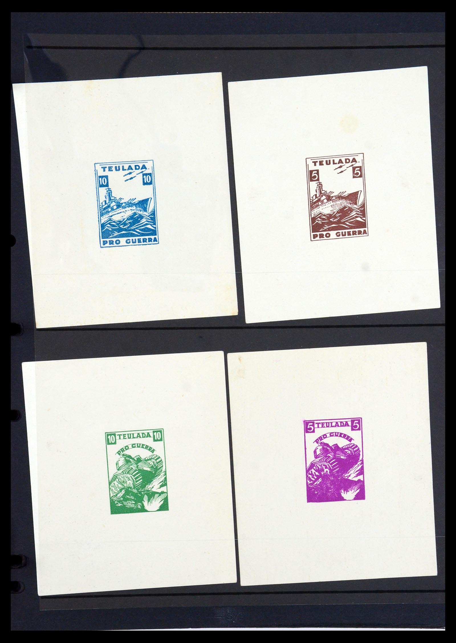 36298 171 - Stamp collection 36298 Spain local and civil war 1931-1938.