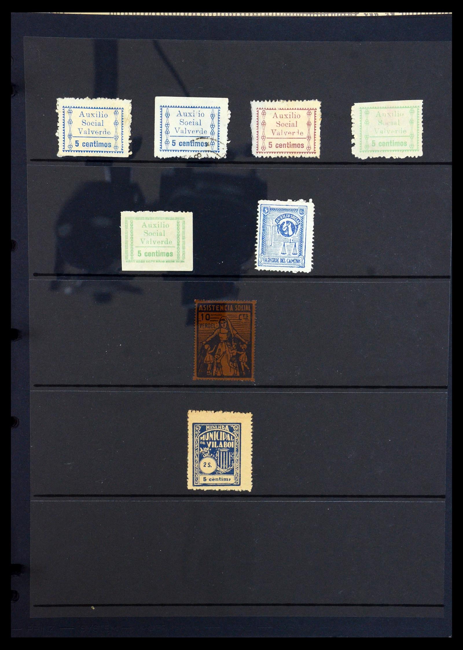 36298 174 - Stamp collection 36298 Spain local and civil war 1931-1938.