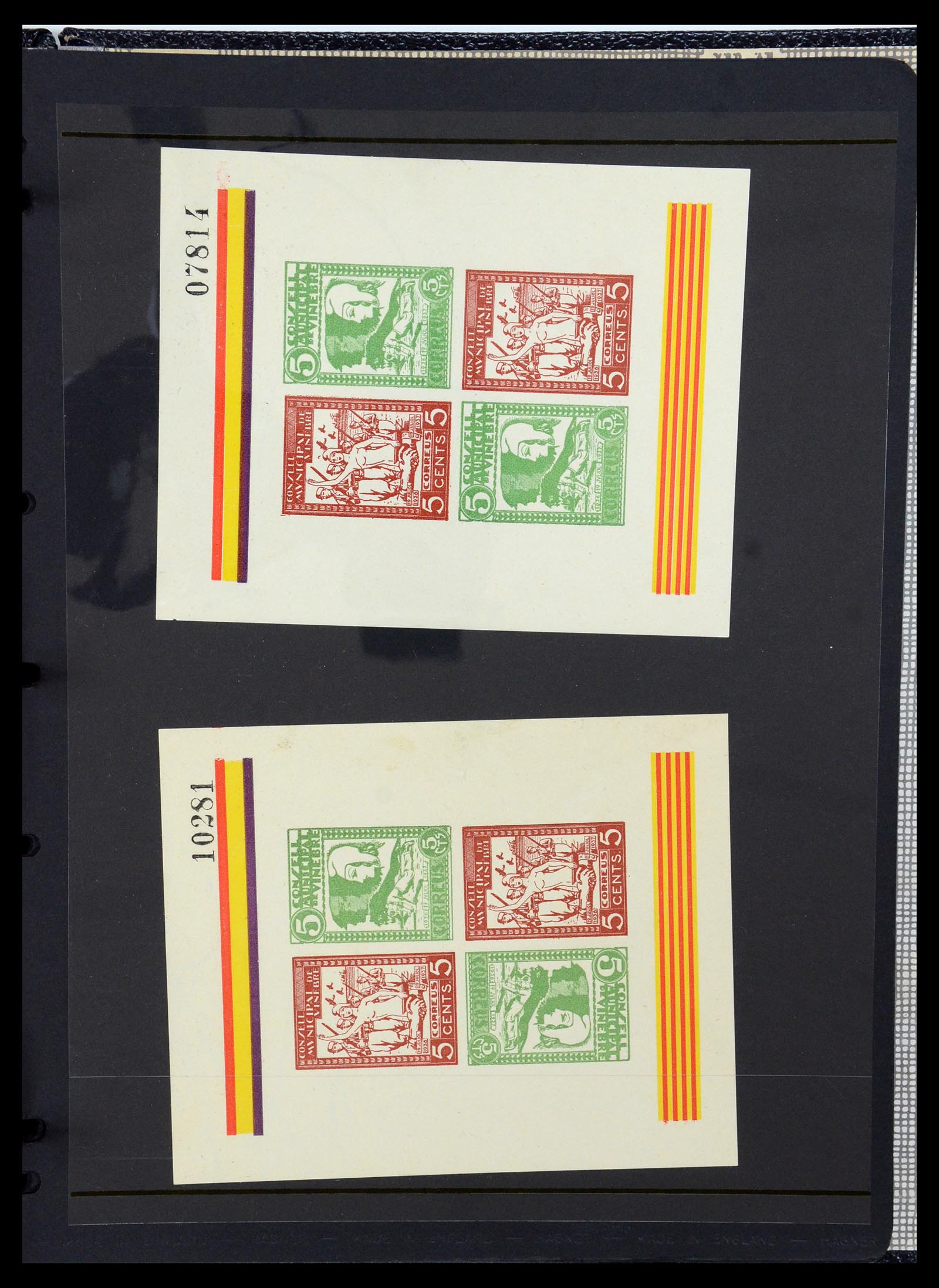 36298 178 - Stamp collection 36298 Spain local and civil war 1931-1938.