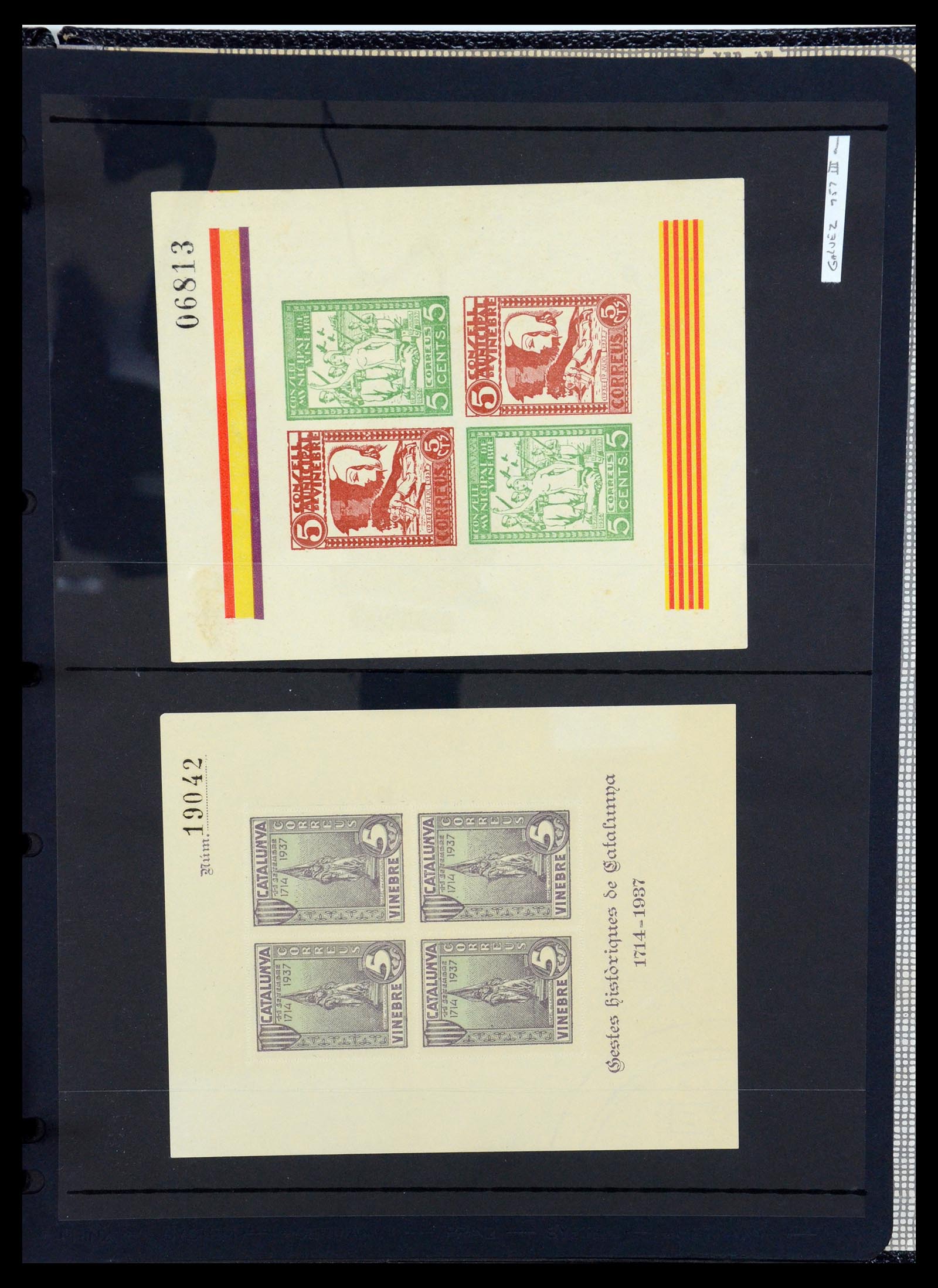36298 179 - Stamp collection 36298 Spain local and civil war 1931-1938.
