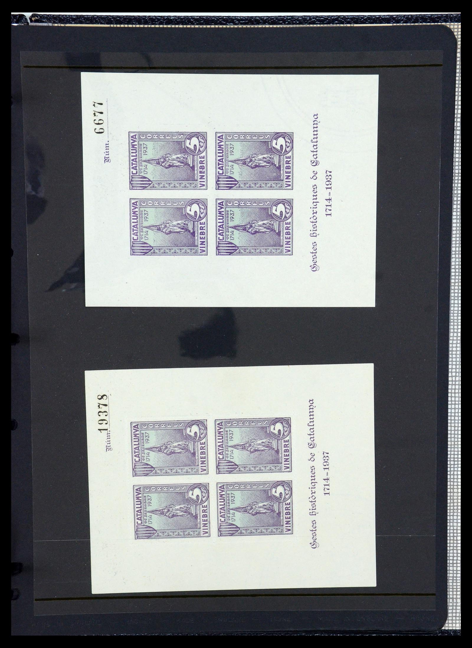 36298 180 - Postzegelverzameling 36298 Spanje lokaal en burgeroorlog 1931-1938.