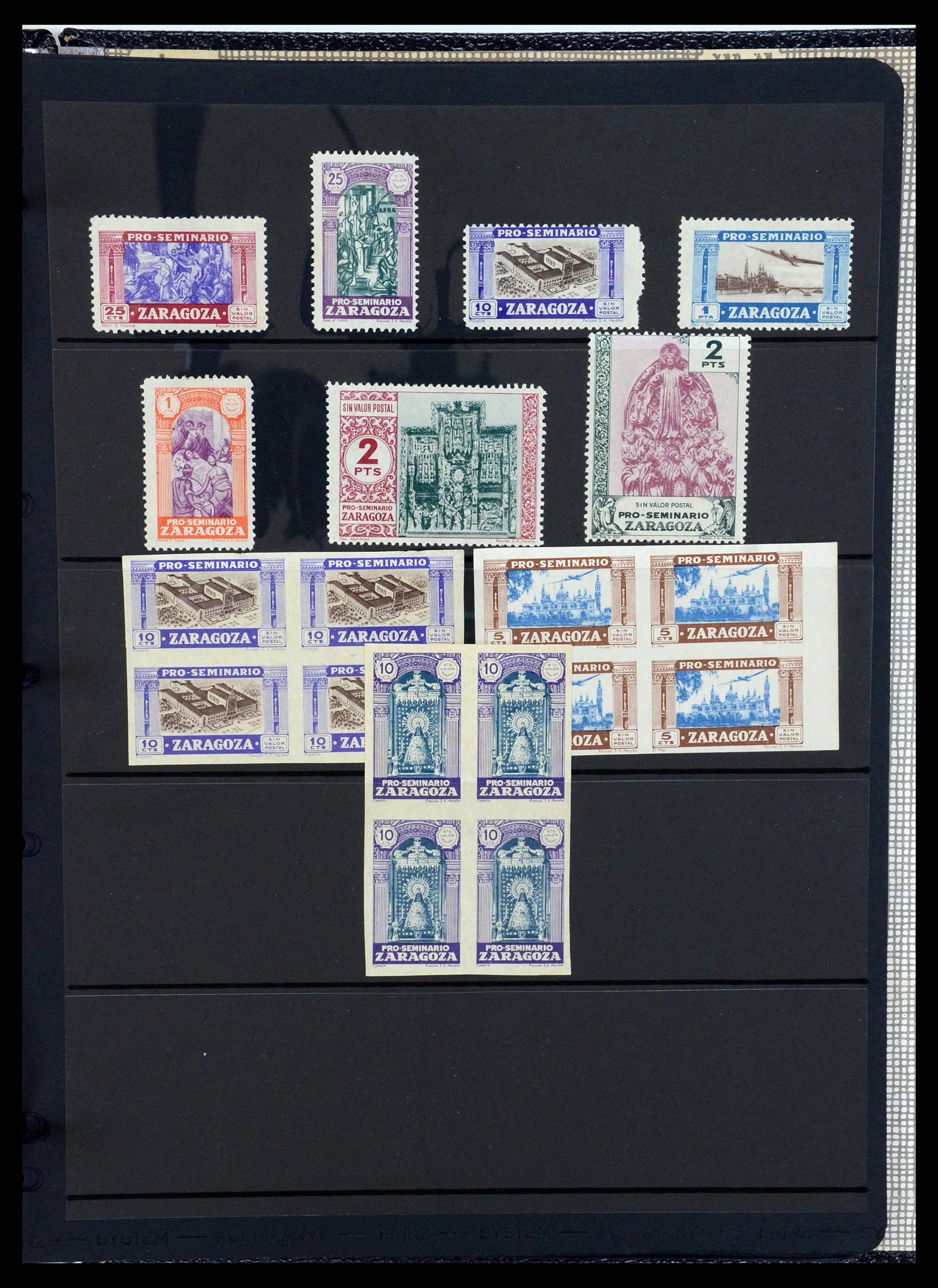 36298 183 - Stamp collection 36298 Spain local and civil war 1931-1938.