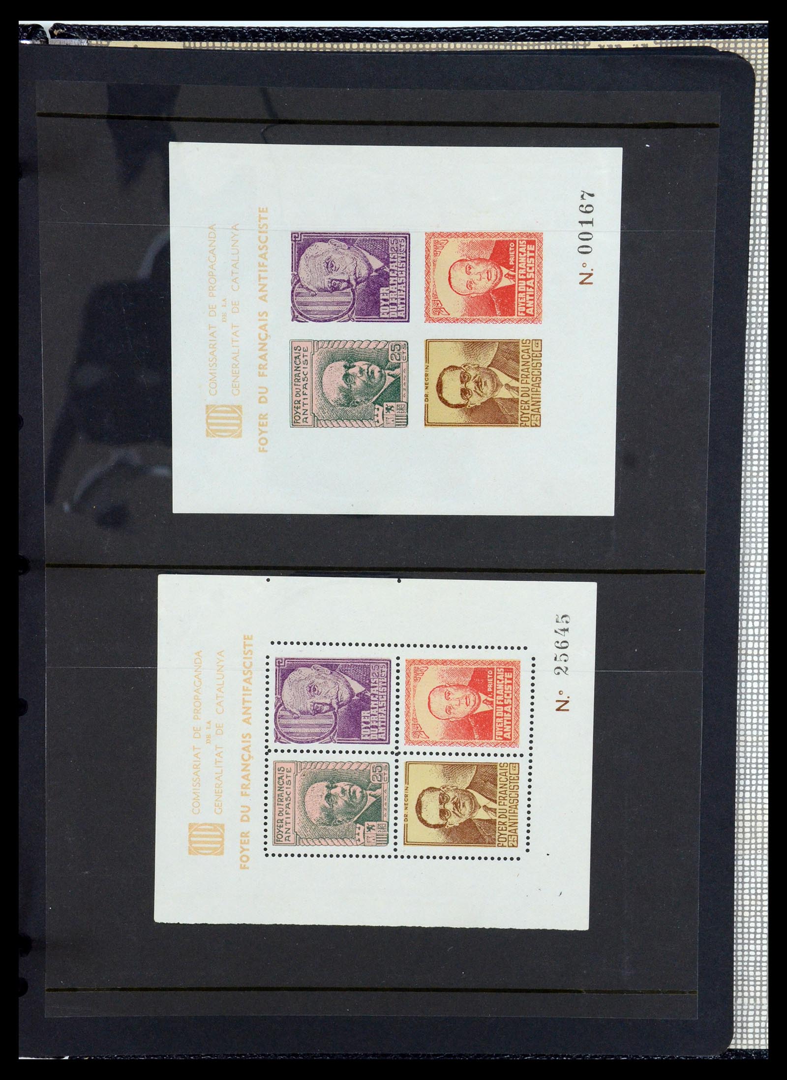 36298 186 - Postzegelverzameling 36298 Spanje lokaal en burgeroorlog 1931-1938.